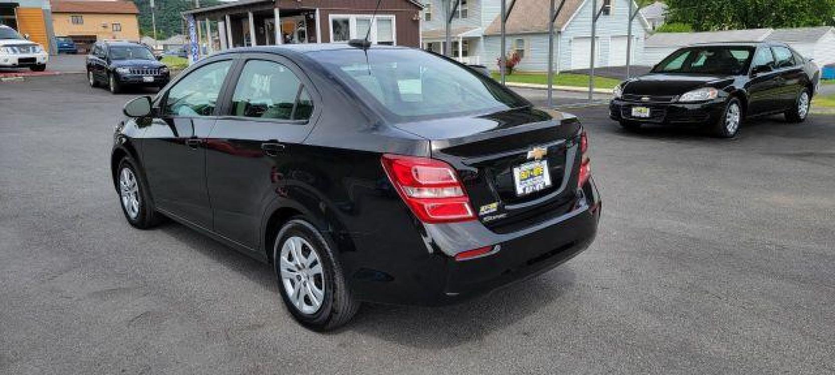 2018 BLACK /Gray Chevrolet Sonic LS (1G1JB5SH9J4) with an 4 engine, AT transmission, located at 353 S. Mineral St., Keyser, WV, 26726, (304) 788-7887, 39.436451, -78.981674 - Photo #7