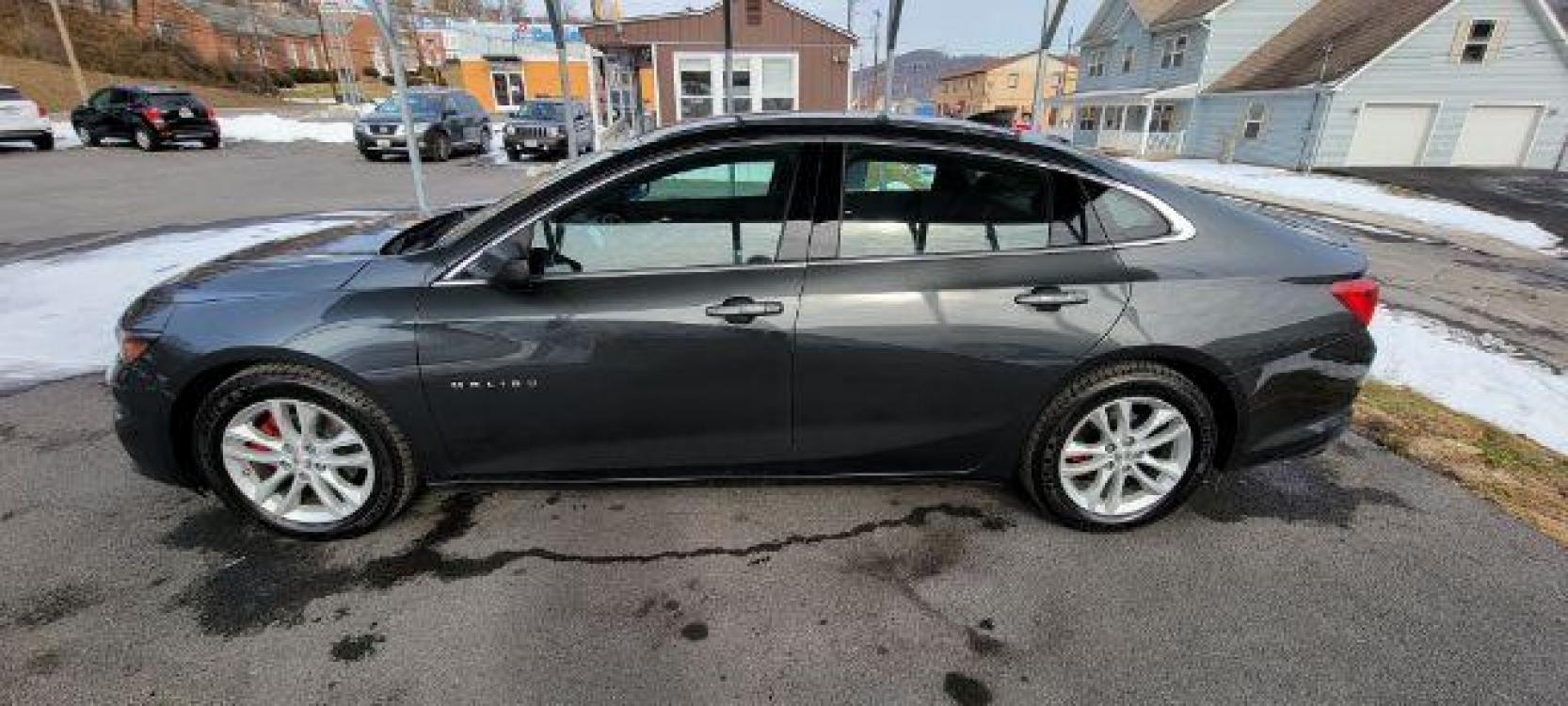 2017 GRAY /Jet Black, premium cloth Chevrolet Malibu LS (1G1ZB5ST2HF) with an 4 engine, AT transmission, located at 353 S. Mineral St., Keyser, WV, 26726, (304) 788-7887, 39.436451, -78.981674 - Photo #4