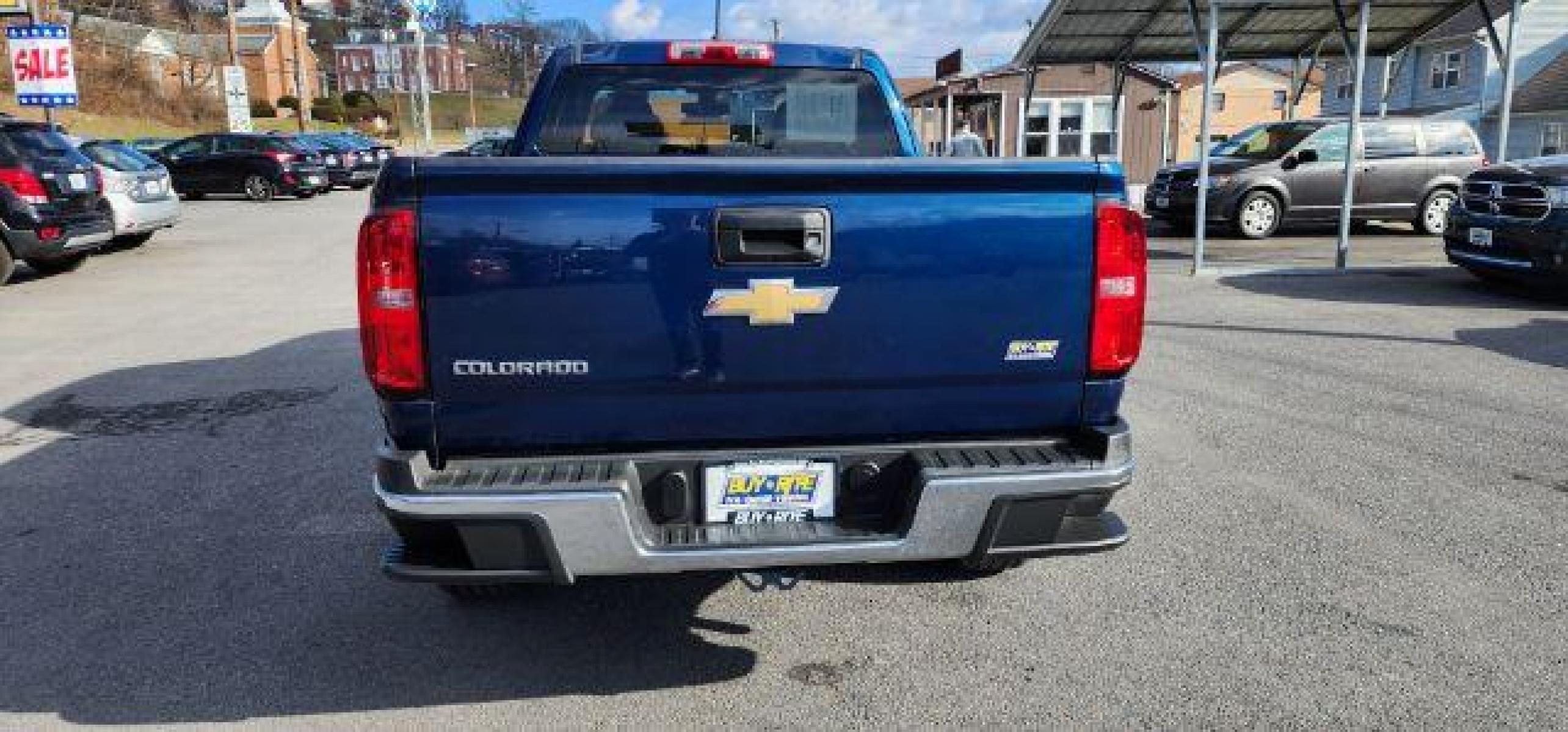 2020 BLUE /Jet Black/Dark Ash, cloth Chevrolet Colorado Work Truck Ext. Cab 2WD (1GCHSBEA7L1) with an 2.5L L4 engine, AT transmission, located at 353 S. Mineral St., Keyser, WV, 26726, (304) 788-7887, 39.436451, -78.981674 - Photo #8