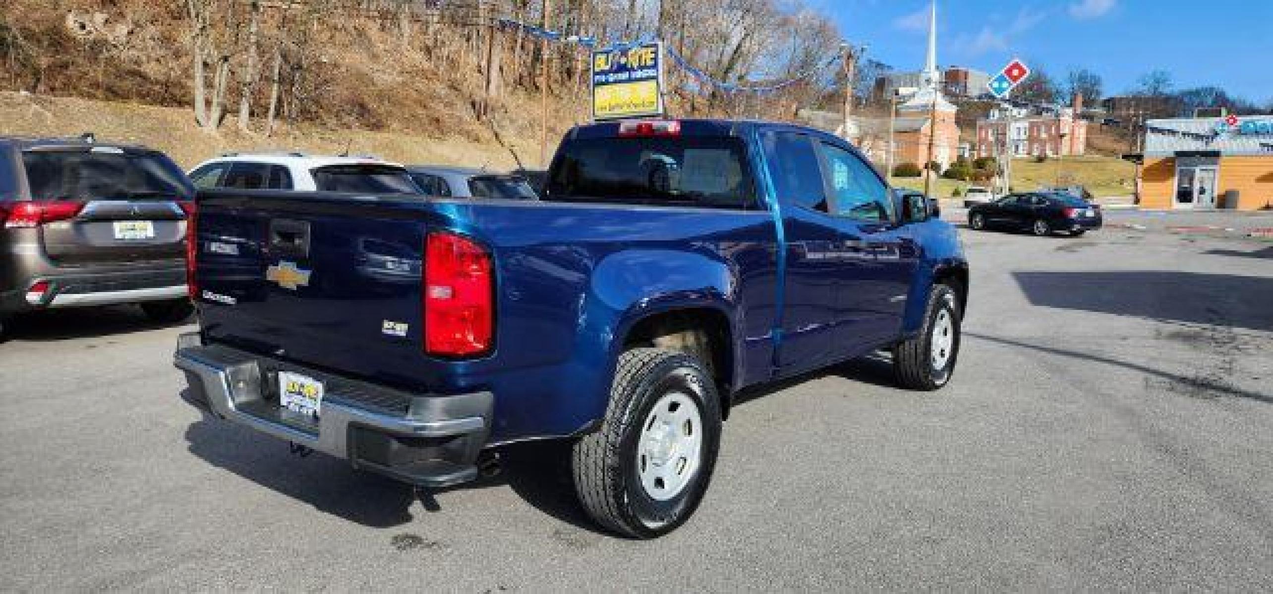 2020 BLUE /Jet Black/Dark Ash, cloth Chevrolet Colorado Work Truck Ext. Cab 2WD (1GCHSBEA7L1) with an 2.5L L4 engine, AT transmission, located at 353 S. Mineral St., Keyser, WV, 26726, (304) 788-7887, 39.436451, -78.981674 - Photo #10