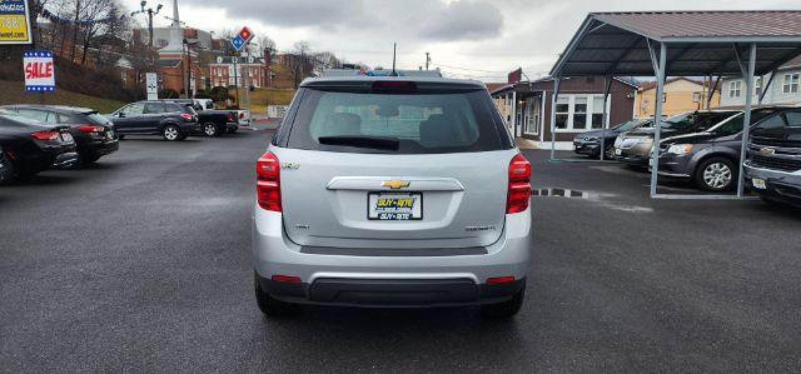 2016 SILVER /Jet Black, premium cloth Chevrolet Equinox LS AWD (2GNFLEEK1G6) with an 2.4L L4 engine, AT transmission, located at 353 S. Mineral St., Keyser, WV, 26726, (304) 788-7887, 39.436451, -78.981674 - Photo #7