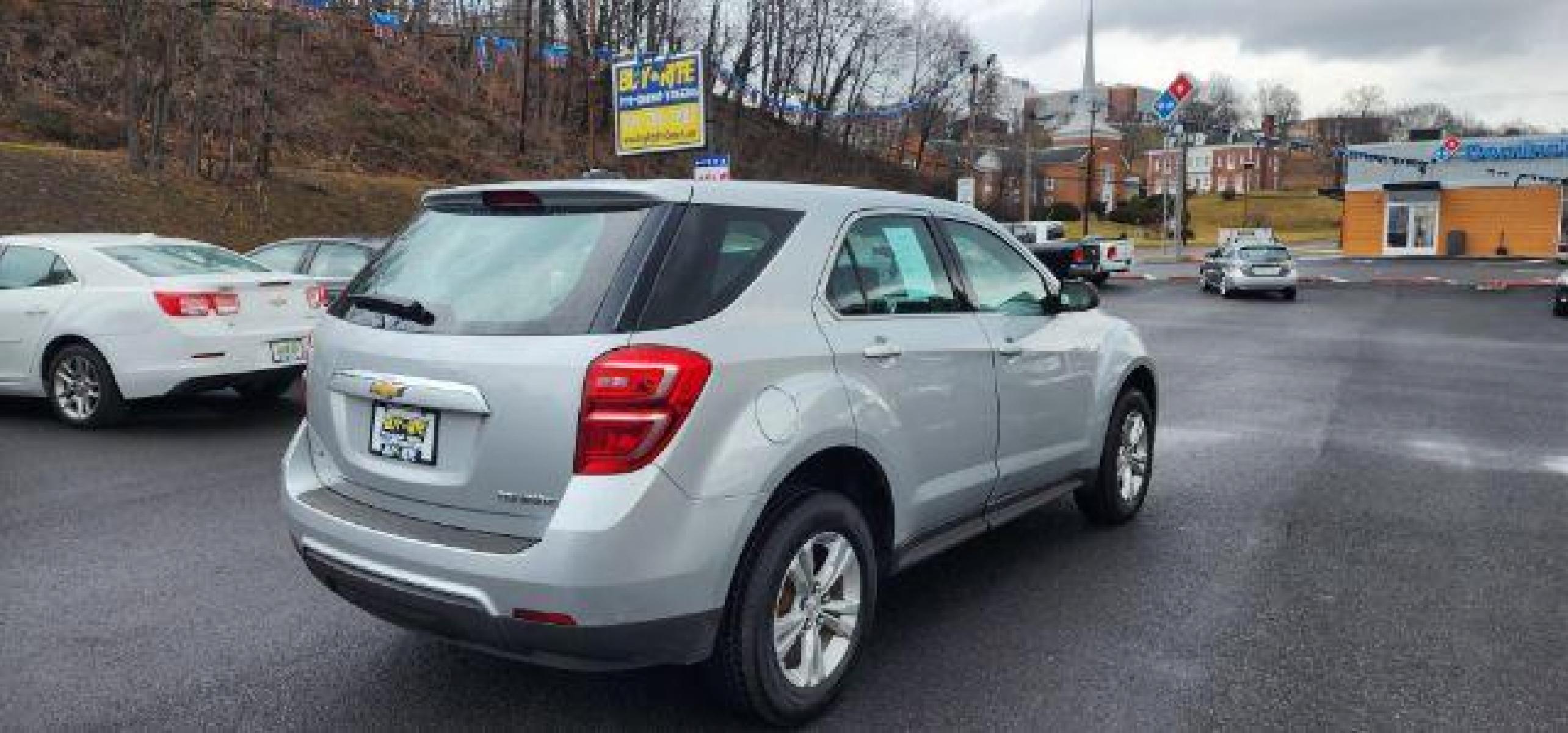 2016 SILVER /Jet Black, premium cloth Chevrolet Equinox LS AWD (2GNFLEEK1G6) with an 2.4L L4 engine, AT transmission, located at 353 S. Mineral St., Keyser, WV, 26726, (304) 788-7887, 39.436451, -78.981674 - Photo #9