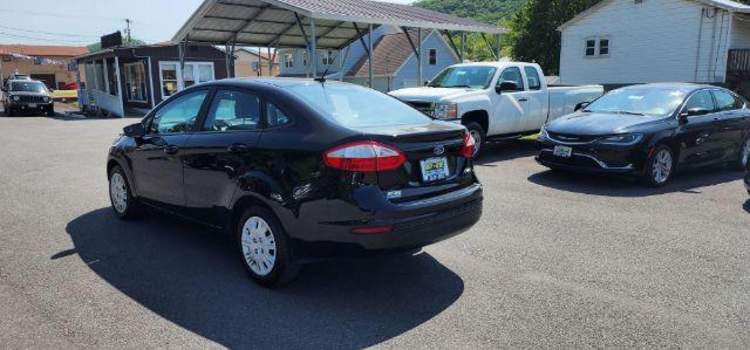2017 BLACK /Charcoal Black w/Charcoal Accents, cloth Ford Fiesta S Sedan (3FADP4AJ9HM) with an 1.6l L4 engine, 5SP transmission, located at 353 S. Mineral St., Keyser, WV, 26726, (304) 788-7887, 39.436451, -78.981674 - Photo #6