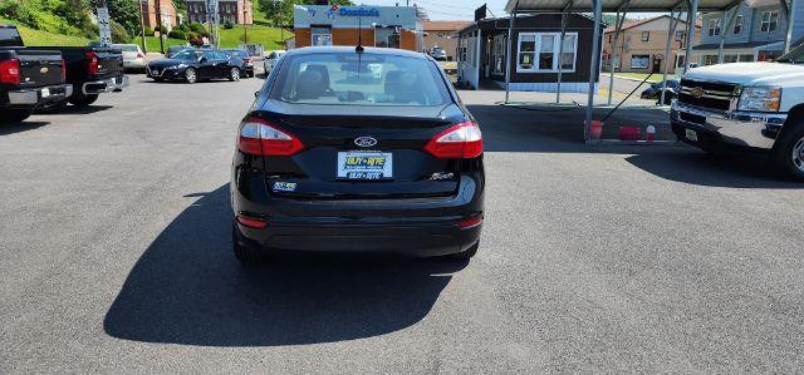 2017 BLACK /Charcoal Black w/Charcoal Accents, cloth Ford Fiesta S Sedan (3FADP4AJ9HM) with an 1.6l L4 engine, 5SP transmission, located at 353 S. Mineral St., Keyser, WV, 26726, (304) 788-7887, 39.436451, -78.981674 - Photo #7