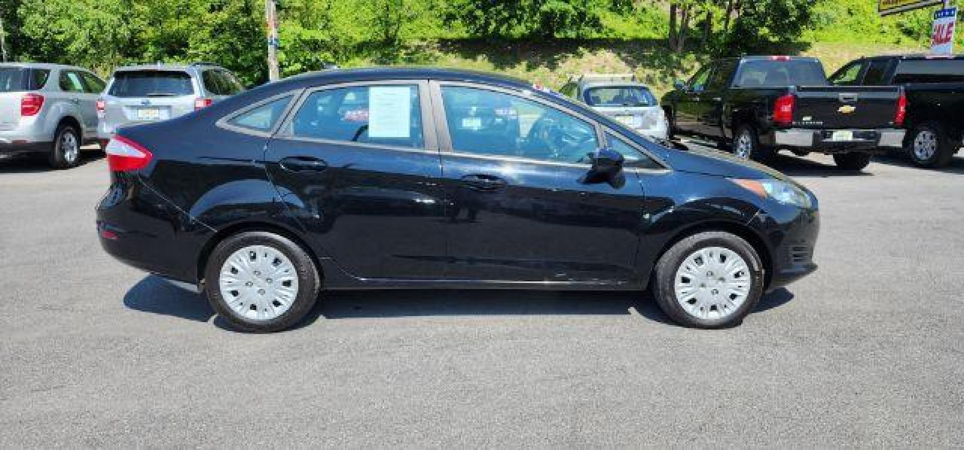 2017 BLACK /Charcoal Black w/Charcoal Accents, cloth Ford Fiesta S Sedan (3FADP4AJ9HM) with an 1.6l L4 engine, 5SP transmission, located at 353 S. Mineral St., Keyser, WV, 26726, (304) 788-7887, 39.436451, -78.981674 - FOR A BETTER PRICE CALL PAUL AT 301-268-8150 - Photo#15