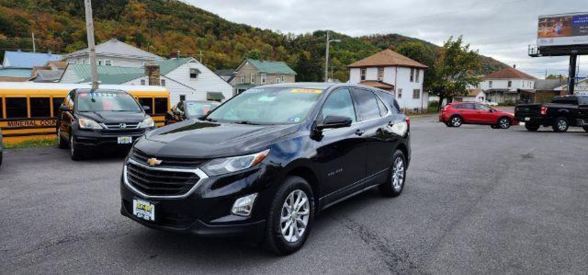 2020 BLACK /Jet Black, premium cloth Chevrolet Equinox LT AWD (2GNAXTEV6L6) with an 1.5L L4 engine, AT transmission, located at 353 S. Mineral St., Keyser, WV, 26726, (304) 788-7887, 39.436451, -78.981674 - Photo#2