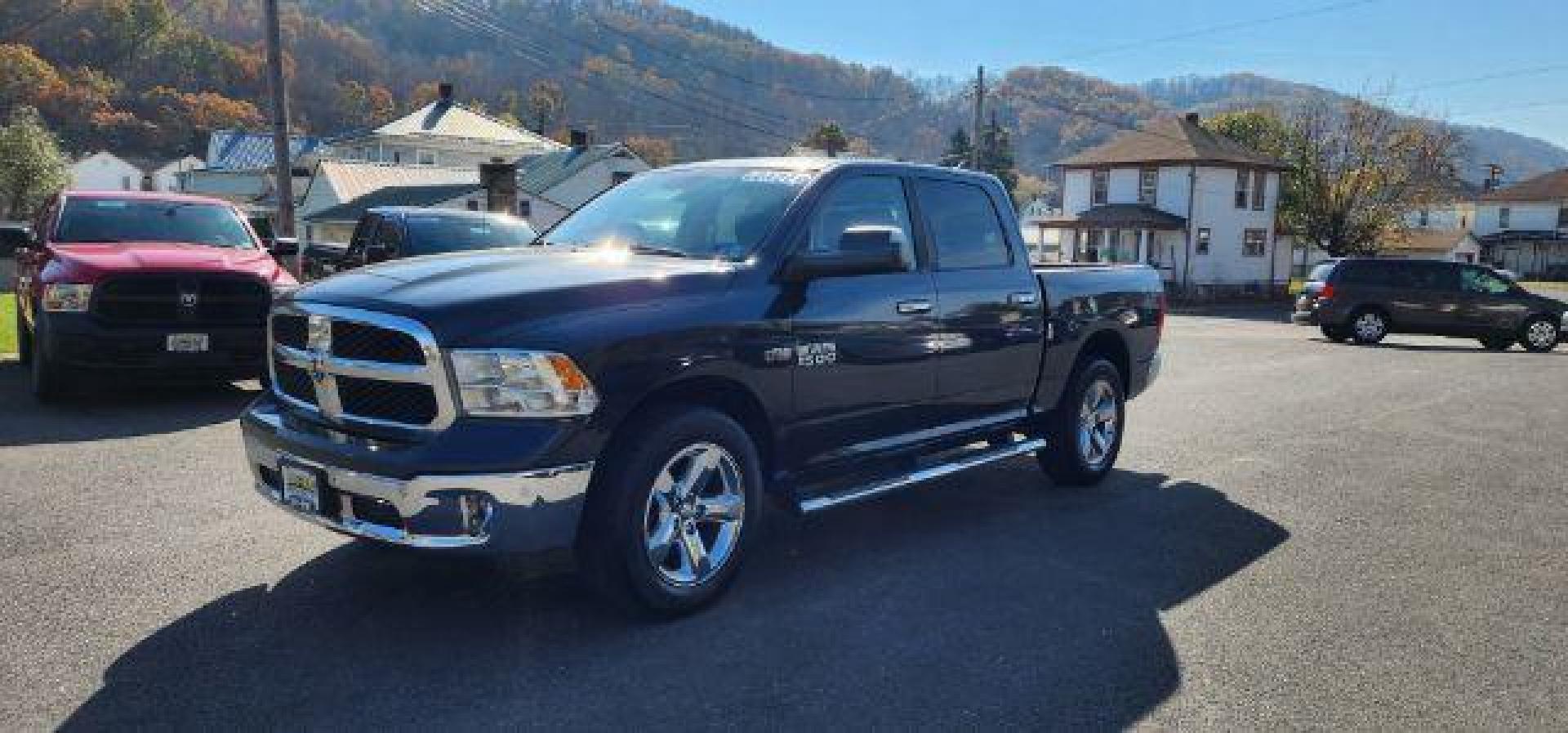 2016 DK GRAY /Black/Diesel Gray, cloth RAM 1500 SLT Crew Cab SWB 4WD (1C6RR7LT8GS) with an 5.7 V8 engine, AT transmission, located at 353 S. Mineral St., Keyser, WV, 26726, (304) 788-7887, 39.436451, -78.981674 - Photo#0