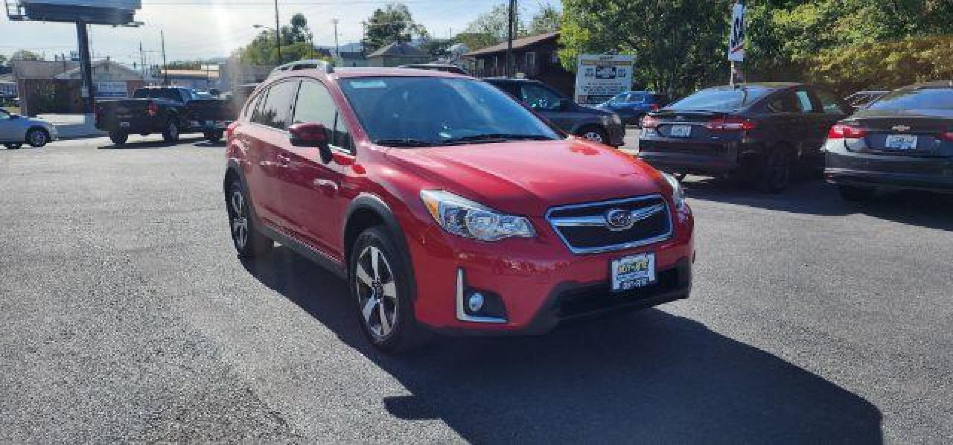 2017 RED /Black, cloth Subaru Crosstrek 2.0i Premium CVT (JF2GPABC3H8) with an 2.0L L4 engine, CVT transmission, located at 353 S. Mineral St., Keyser, WV, 26726, (304) 788-7887, 39.436451, -78.981674 - Photo#14