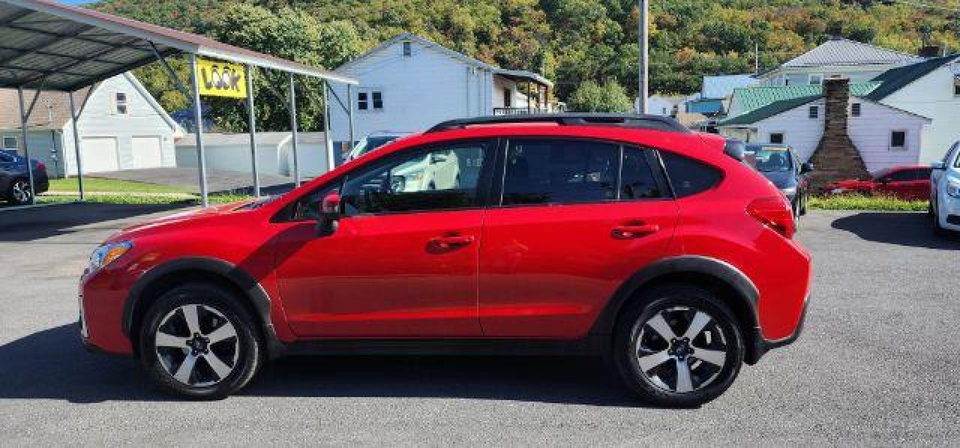 2017 RED /Black, cloth Subaru Crosstrek 2.0i Premium CVT (JF2GPABC3H8) with an 2.0L L4 engine, CVT transmission, located at 353 S. Mineral St., Keyser, WV, 26726, (304) 788-7887, 39.436451, -78.981674 - Photo#1