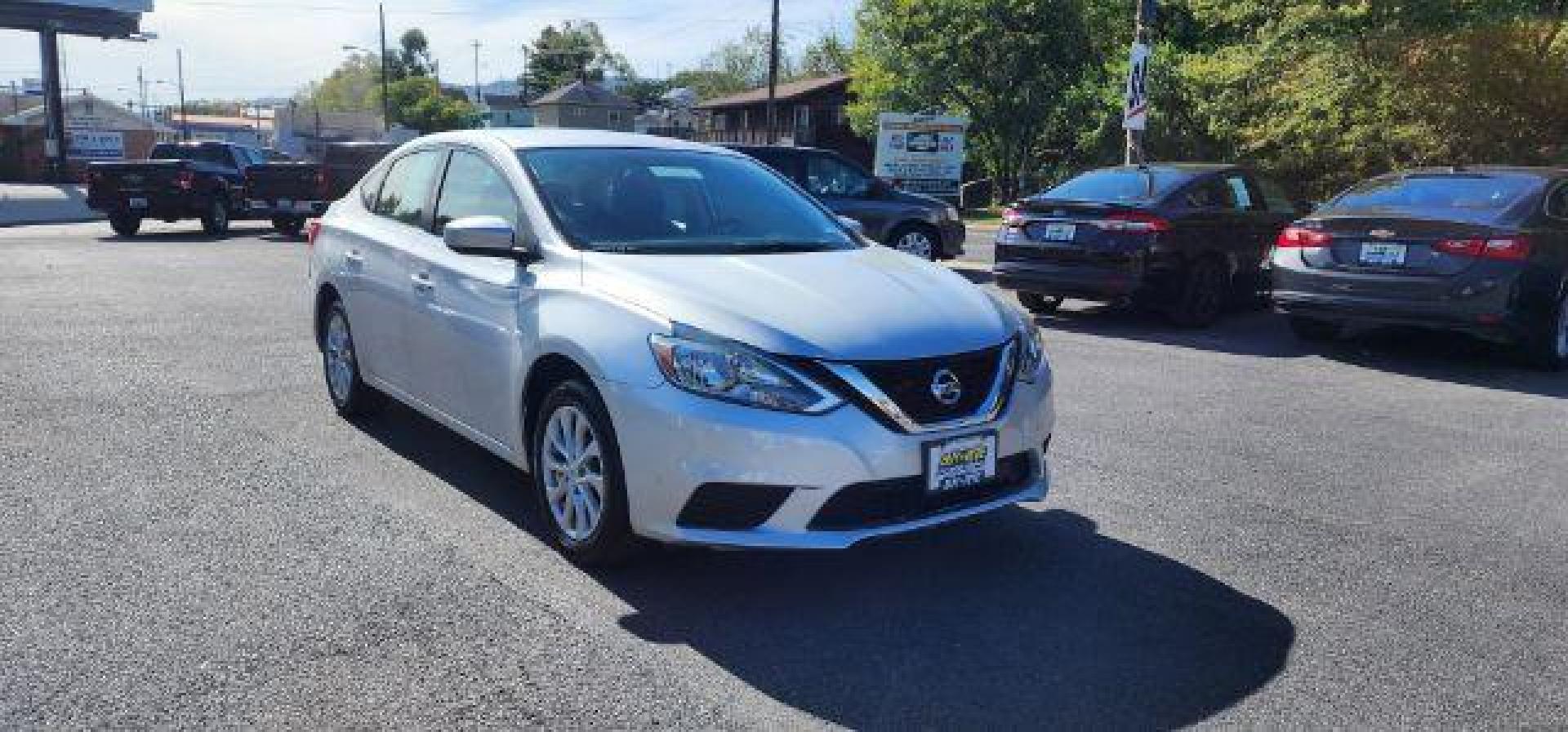 2019 SILVER /Charcoal, premium cloth Nissan Sentra SV (3N1AB7AP9KY) with an 1.8L L4 engine, CVT transmission, located at 353 S. Mineral St., Keyser, WV, 26726, (304) 788-7887, 39.436451, -78.981674 - Photo#0