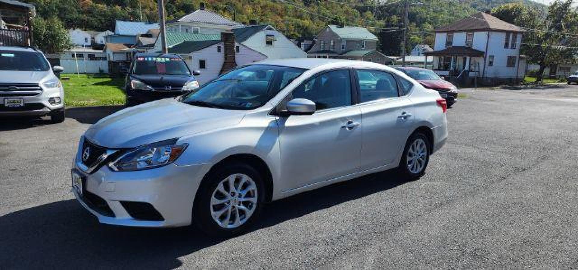 2019 SILVER /Charcoal, premium cloth Nissan Sentra SV (3N1AB7AP9KY) with an 1.8L L4 engine, CVT transmission, located at 353 S. Mineral St., Keyser, WV, 26726, (304) 788-7887, 39.436451, -78.981674 - Photo#2