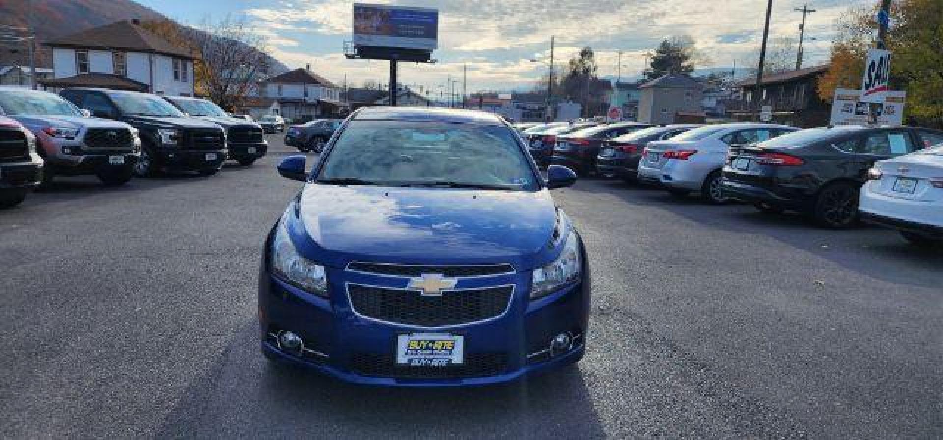 2012 Blue Topaz Metallic /Jet Black/Brick Leather Interior Chevrolet Cruze LTZ (1G1PH5SC8C7) with an 4 engine, AT transmission, located at 353 S. Mineral St., Keyser, WV, 26726, (304) 788-7887, 39.436451, -78.981674 - Photo#16