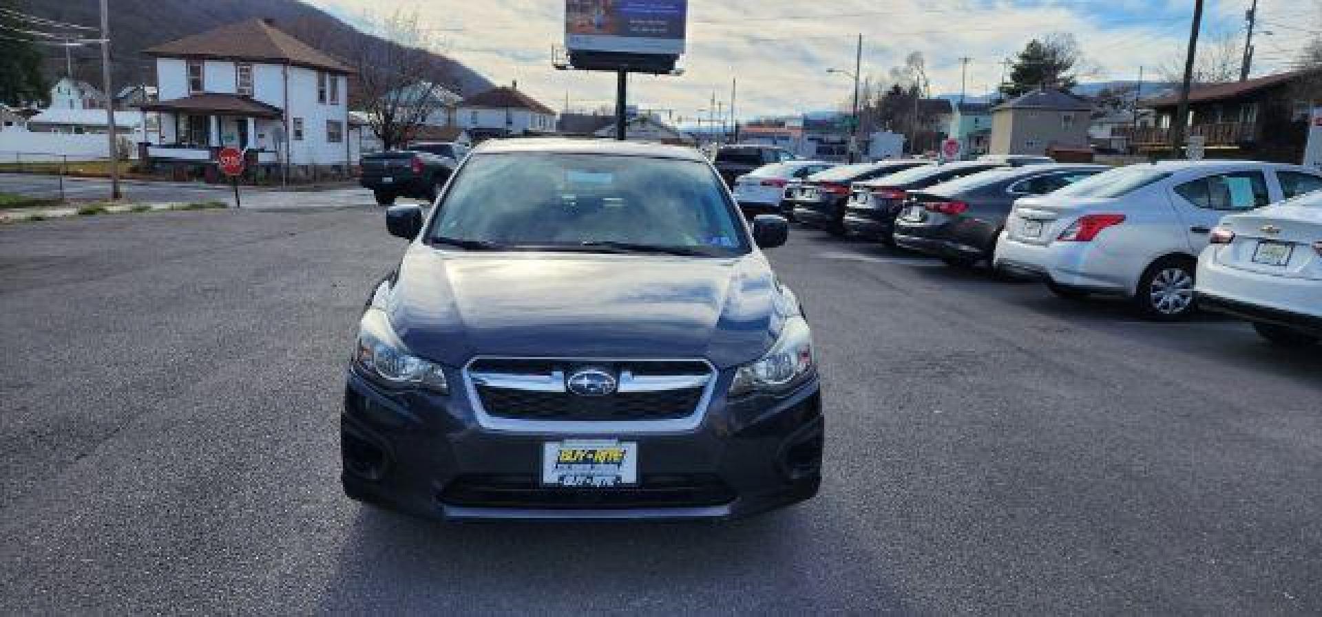 2012 GRAY /Black Cloth Interior Subaru Impreza Premium Plus 5-Door+S/R (JF1GPAD6XCH) with an 2.0L L4 engine, CVT transmission, located at 353 S. Mineral St., Keyser, WV, 26726, (304) 788-7887, 39.436451, -78.981674 - Photo#1