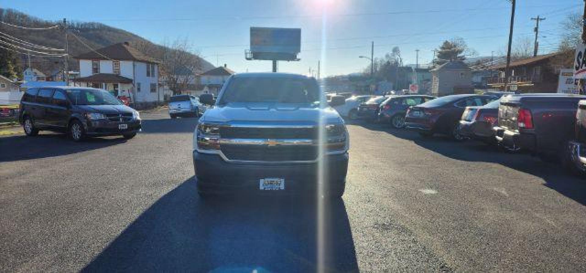 2019 WHITE /Jet Black, cloth Chevrolet Silverado 1500 Work Truck Double Cab 2WD (2GCRCNEC5K1) with an 5.3L V8 engine, AT transmission, located at 353 S. Mineral St., Keyser, WV, 26726, (304) 788-7887, 39.436451, -78.981674 - Photo#1