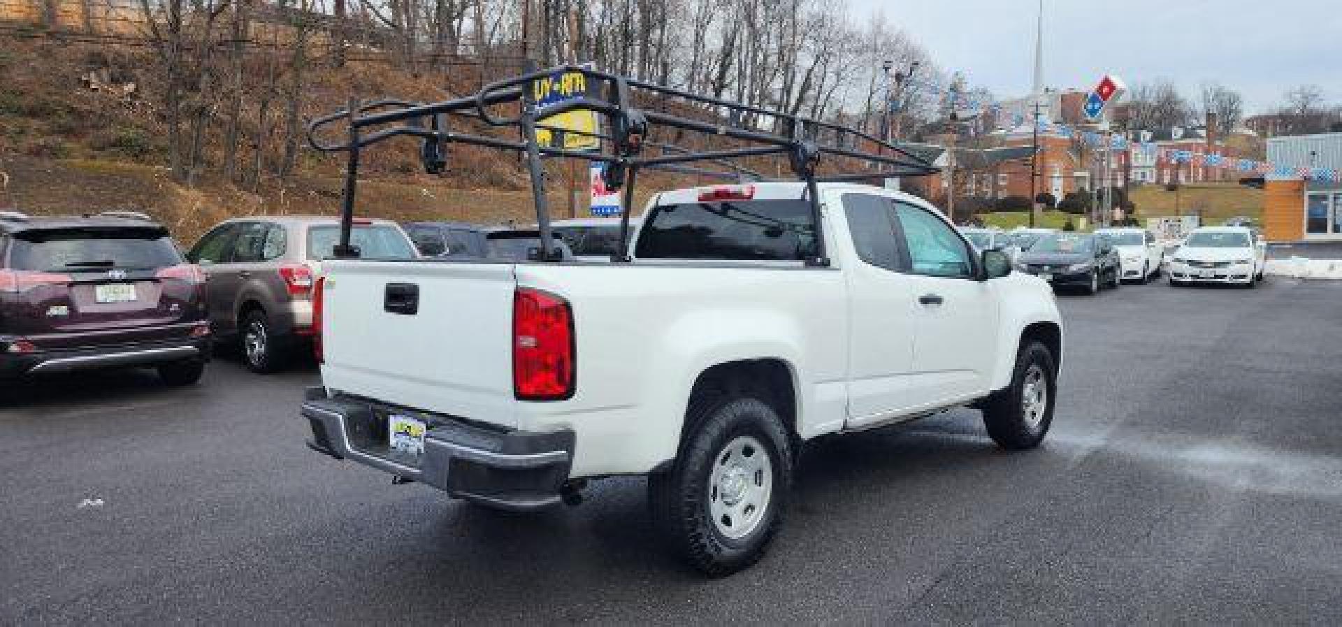 2019 WHITE /Jet Black/Dark Ash, vinyl Chevrolet Colorado Work Truck Ext. Cab 4WD (1GCHTBEAXK1) with an 2.5 L4 engine, AT transmission, located at 353 S. Mineral St., Keyser, WV, 26726, (304) 788-7887, 39.436451, -78.981674 - Photo#10