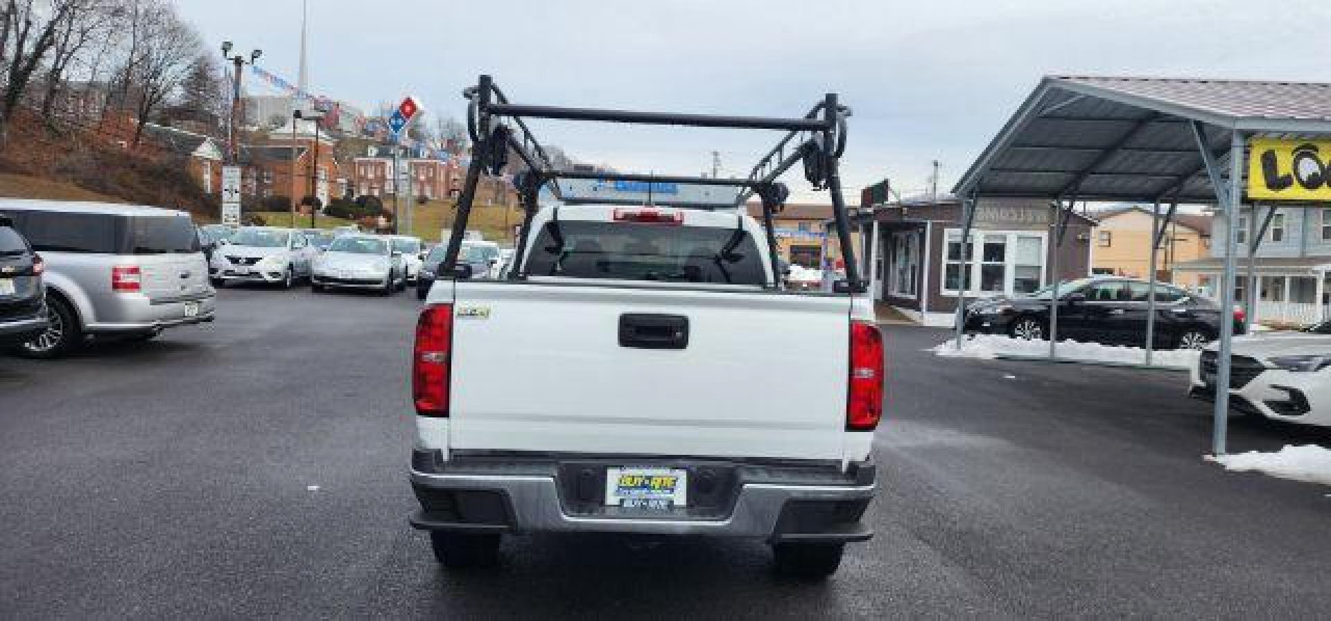 2019 WHITE /Jet Black/Dark Ash, vinyl Chevrolet Colorado Work Truck Ext. Cab 4WD (1GCHTBEAXK1) with an 2.5 L4 engine, AT transmission, located at 353 S. Mineral St., Keyser, WV, 26726, (304) 788-7887, 39.436451, -78.981674 - Photo#8