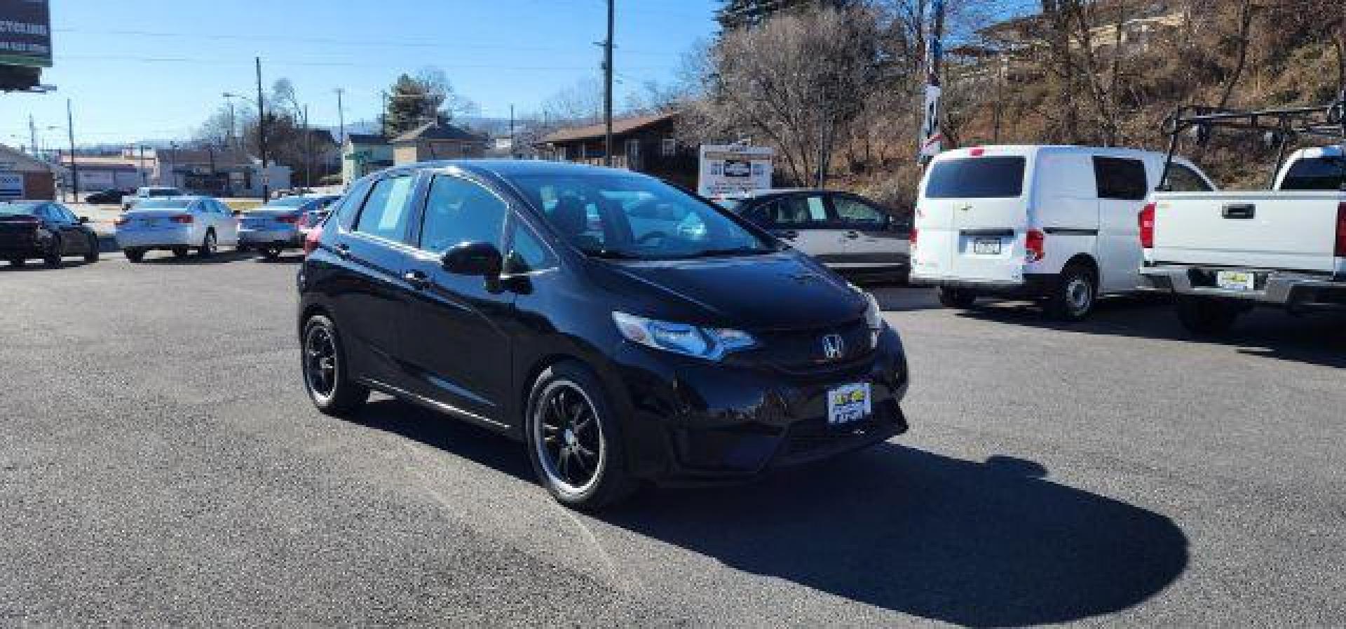 2015 BLACK /Black Honda Fit LX CVT (3HGGK5H59FM) with an 1.5L L4 engine, CVT transmission, located at 353 S. Mineral St., Keyser, WV, 26726, (304) 788-7887, 39.436451, -78.981674 - FOR A BETTER PRICE CALL PAUL AT 301-268-8150 - Photo#0