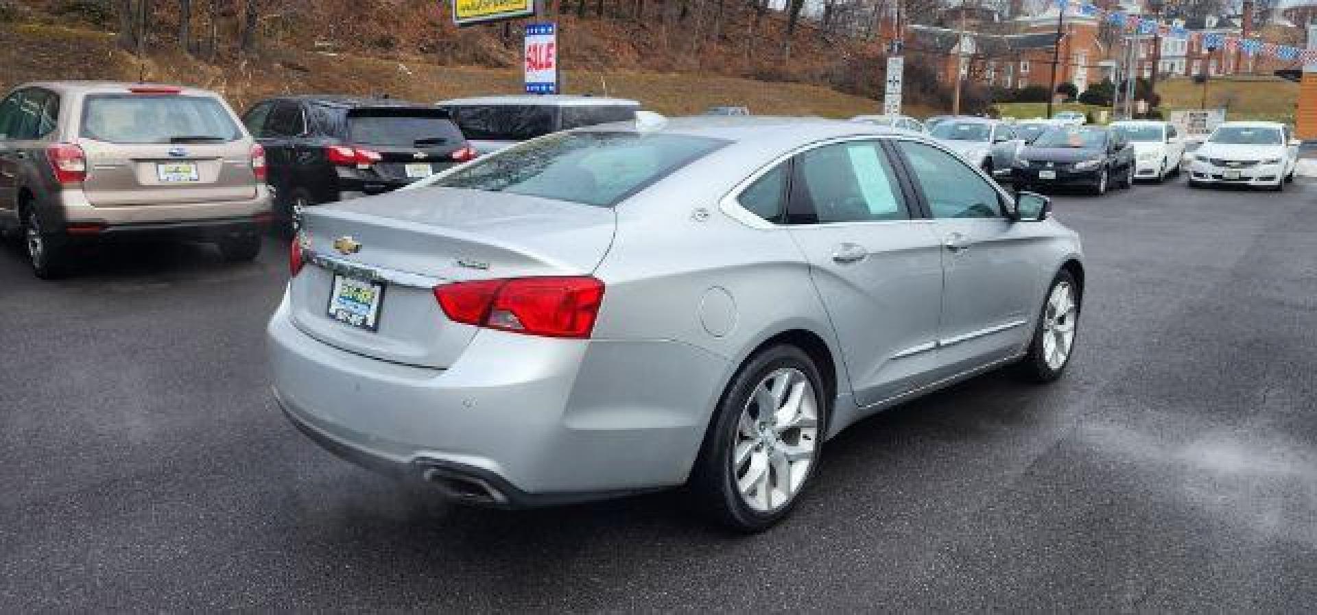 2019 SILVER /Jet Black, leather Chevrolet Impala Premier (2G1105S30K9) with an 3.6L V6 engine, AT transmission, located at 353 S. Mineral St., Keyser, WV, 26726, (304) 788-7887, 39.436451, -78.981674 - Photo#11