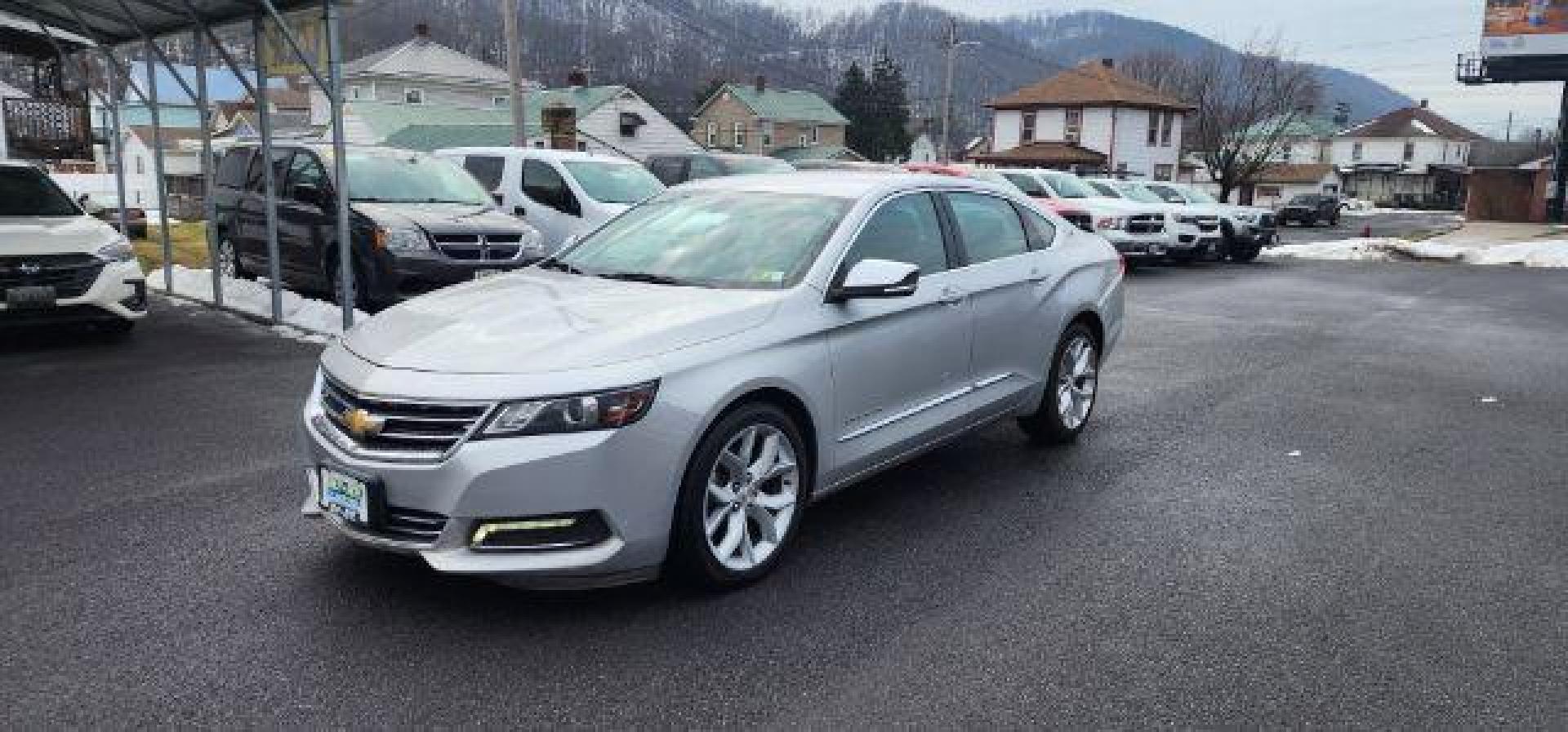 2019 SILVER /Jet Black, leather Chevrolet Impala Premier (2G1105S30K9) with an 3.6L V6 engine, AT transmission, located at 353 S. Mineral St., Keyser, WV, 26726, (304) 788-7887, 39.436451, -78.981674 - Photo#2