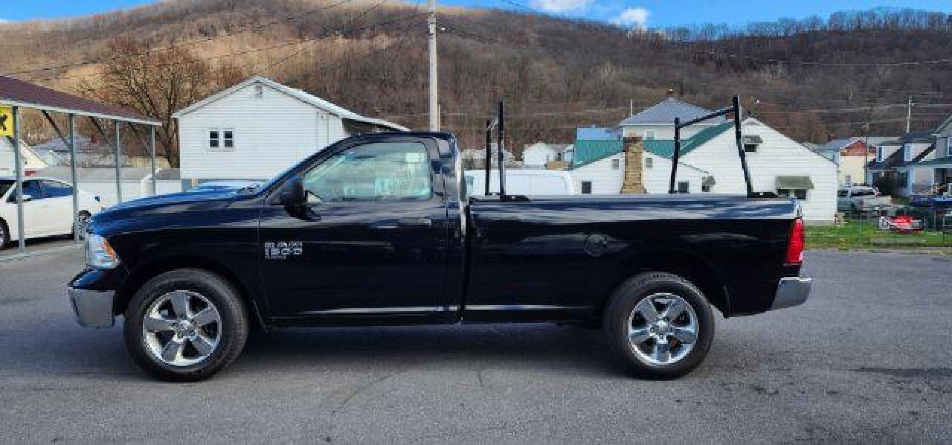 2019 BLACK /Black/Diesel Gray, cloth RAM 1500 Classic Tradesman Regular Cab LWB 4WD (3C6JR7DG8KG) with an 3.6L V6 engine, AT transmission, located at 353 S. Mineral St., Keyser, WV, 26726, (304) 788-7887, 39.436451, -78.981674 - FOR A BETTER PRICE CALL PAUL AT 301-268-8150 - Photo#3