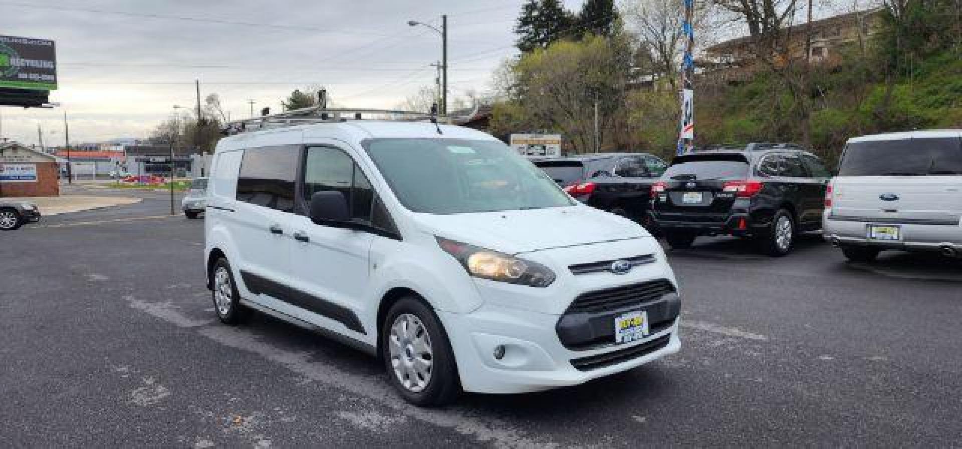 2015 WHITE /Charcoal Black Ford Transit Connect XLT LWB (NM0LS7F79F1) with an 2.5 L4 engine, AT transmission, located at 353 S. Mineral St., Keyser, WV, 26726, (304) 788-7887, 39.436451, -78.981674 - FOR A BETTER PRICE CALL PAUL AT 301-268-8150 - Photo#0