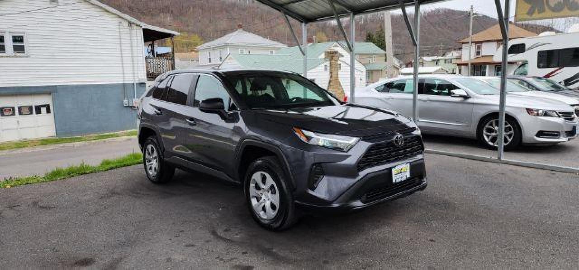 2023 GRAY /Black Toyota RAV4 LE AWD (2T3F1RFV9PW) with an 2.5 L4 engine, AT transmission, located at 353 S. Mineral St., Keyser, WV, 26726, (304) 788-7887, 39.436451, -78.981674 - Photo#0