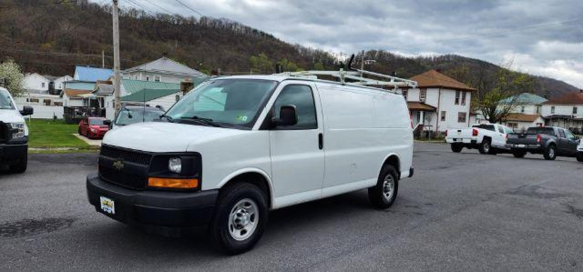 2017 WHITE /Medium Pewter, vinyl Chevrolet Express 2500 Cargo (1GCWGAFF5H1) with an 4.8L V8 engine, AT transmission, located at 353 S. Mineral St., Keyser, WV, 26726, (304) 788-7887, 39.436451, -78.981674 - FOR A BETTER PRICE CALL PAUL AT 301-268-8150 - Photo#2