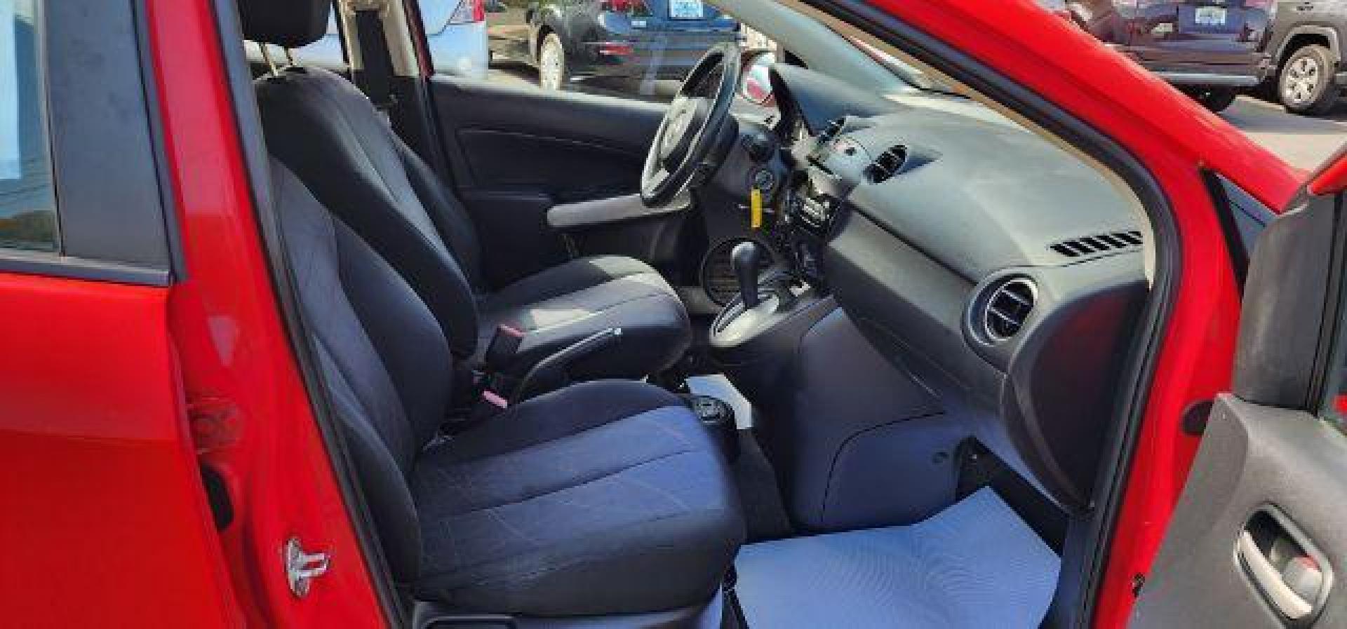 2013 RED /Black Cloth Interior Mazda MAZDA2 Sport (JM1DE1KY3D0) with an 1.5L L4 engine, AT transmission, located at 353 S. Mineral St., Keyser, WV, 26726, (304) 788-7887, 39.436451, -78.981674 - FOR A BETTER PRICE CALL PAUL AT 301-268-8150 - Photo#15