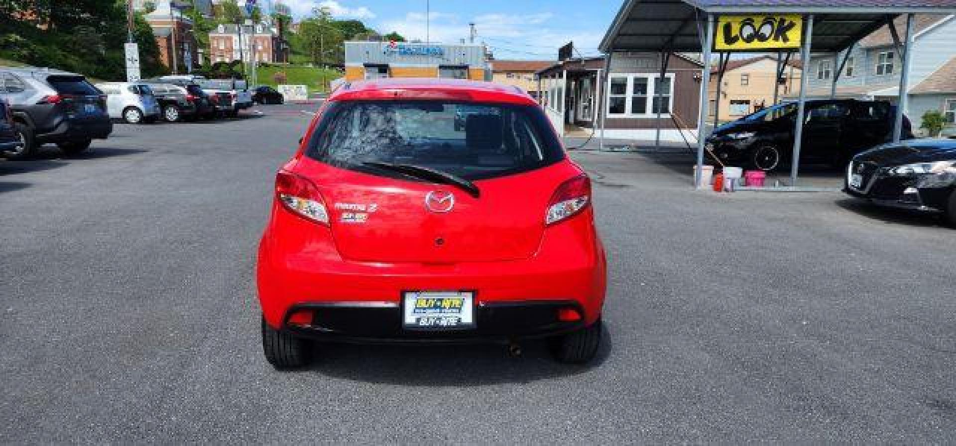 2013 RED /Black Cloth Interior Mazda MAZDA2 Sport (JM1DE1KY3D0) with an 1.5L L4 engine, AT transmission, located at 353 S. Mineral St., Keyser, WV, 26726, (304) 788-7887, 39.436451, -78.981674 - Photo#10