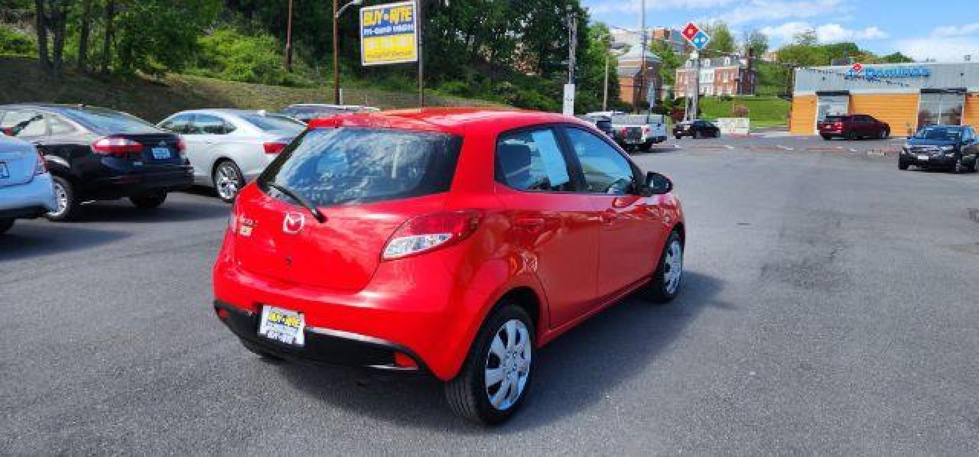 2013 RED /Black Cloth Interior Mazda MAZDA2 Sport (JM1DE1KY3D0) with an 1.5L L4 engine, AT transmission, located at 353 S. Mineral St., Keyser, WV, 26726, (304) 788-7887, 39.436451, -78.981674 - Photo#12