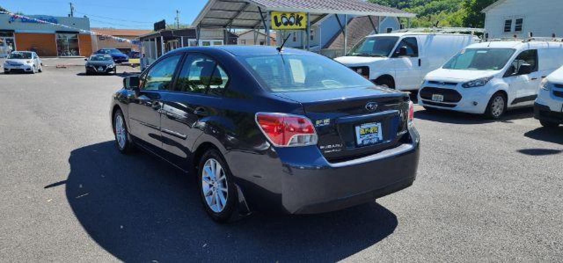 2014 GRAY /Black Subaru Impreza 2.0i Premium 4-Door w/All Weather Package (JF1GJAC68EH) with an 2.0L L4 engine, CVT transmission, located at 353 S. Mineral St., Keyser, WV, 26726, (304) 788-7887, 39.436451, -78.981674 - Photo#9