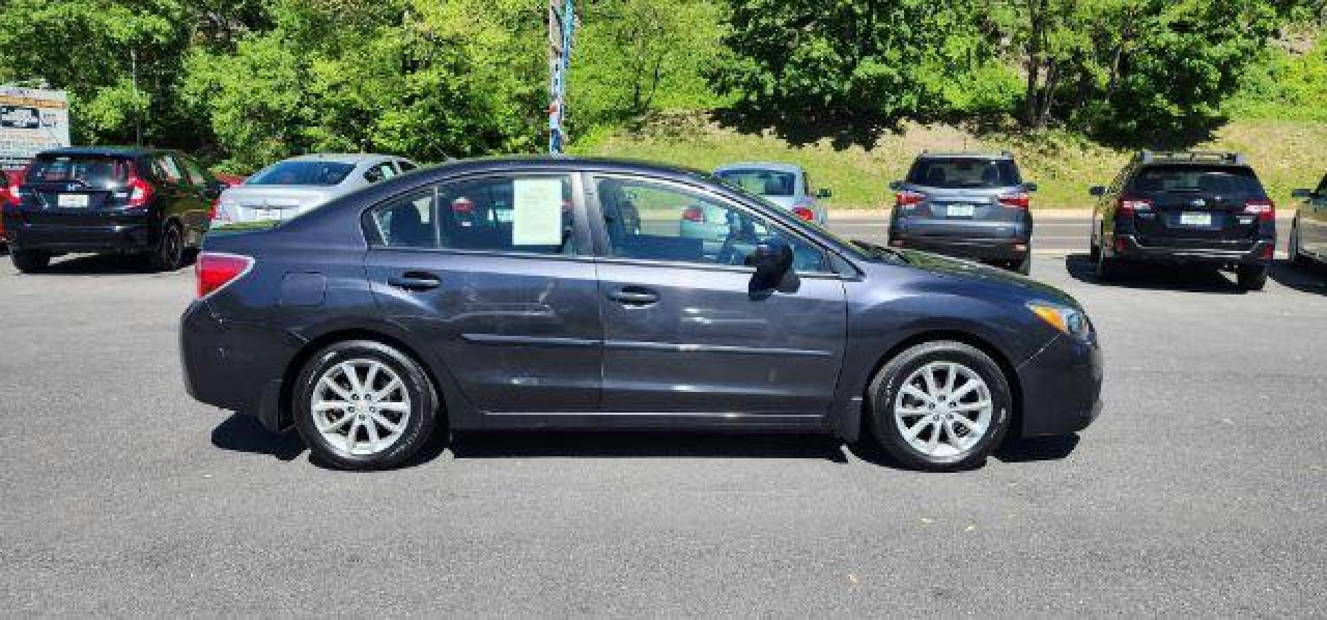 2014 GRAY /Black Subaru Impreza 2.0i Premium 4-Door w/All Weather Package (JF1GJAC68EH) with an 2.0L L4 engine, CVT transmission, located at 353 S. Mineral St., Keyser, WV, 26726, (304) 788-7887, 39.436451, -78.981674 - Photo#13