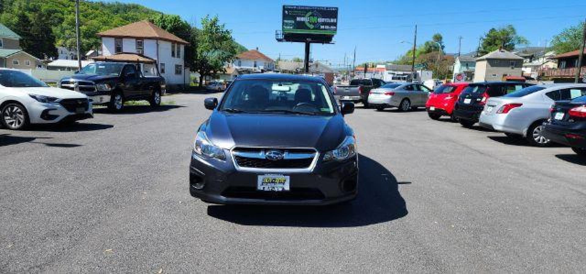 2014 GRAY /Black Subaru Impreza 2.0i Premium 4-Door w/All Weather Package (JF1GJAC68EH) with an 2.0L L4 engine, CVT transmission, located at 353 S. Mineral St., Keyser, WV, 26726, (304) 788-7887, 39.436451, -78.981674 - Photo#1