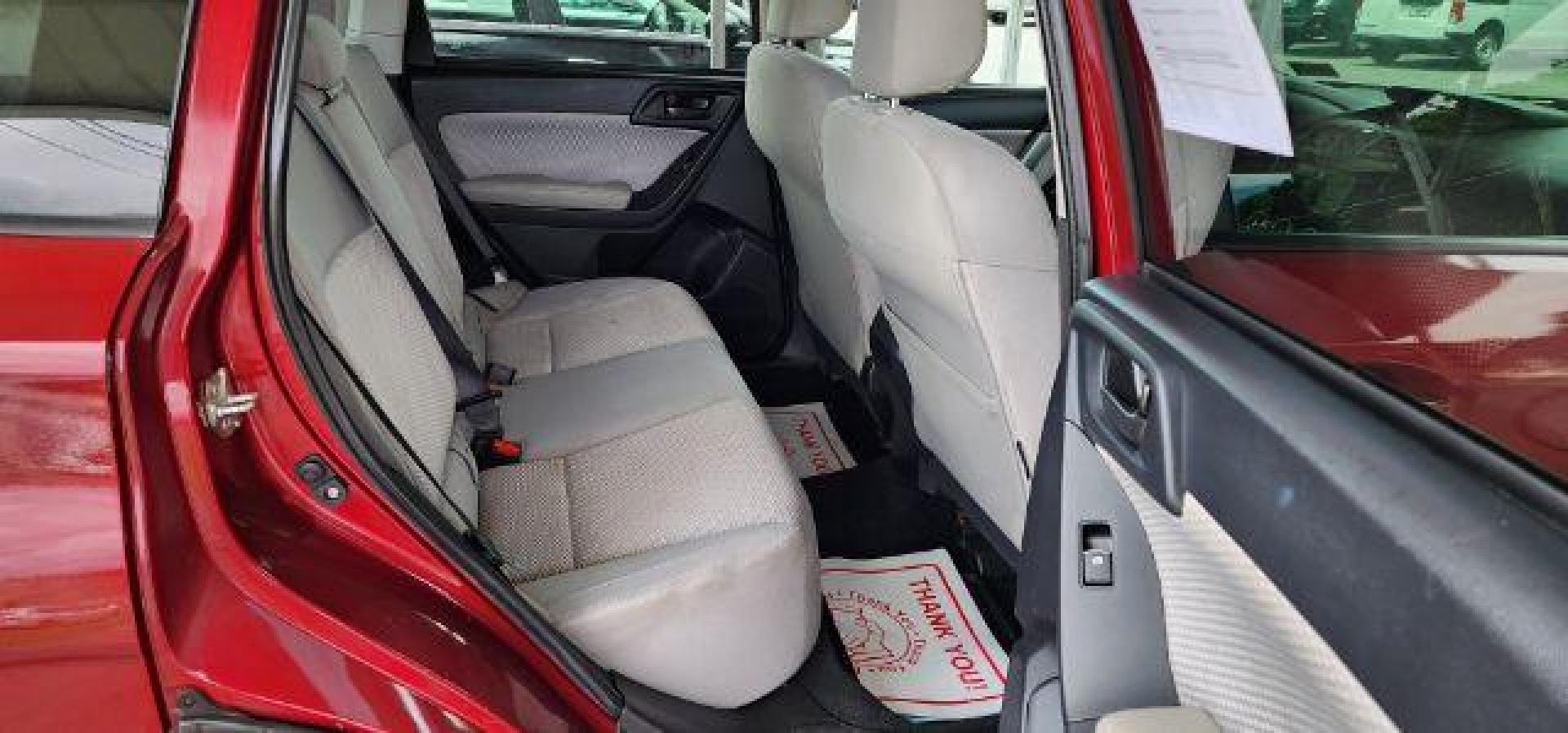 2018 RED /Gray, cloth Subaru Forester 2.5i Premium PZEV CVT (JF2SJAGC8JH) with an 2.5 L4 engine, CVT transmission, located at 353 S. Mineral St., Keyser, WV, 26726, (304) 788-7887, 39.436451, -78.981674 - Photo#14