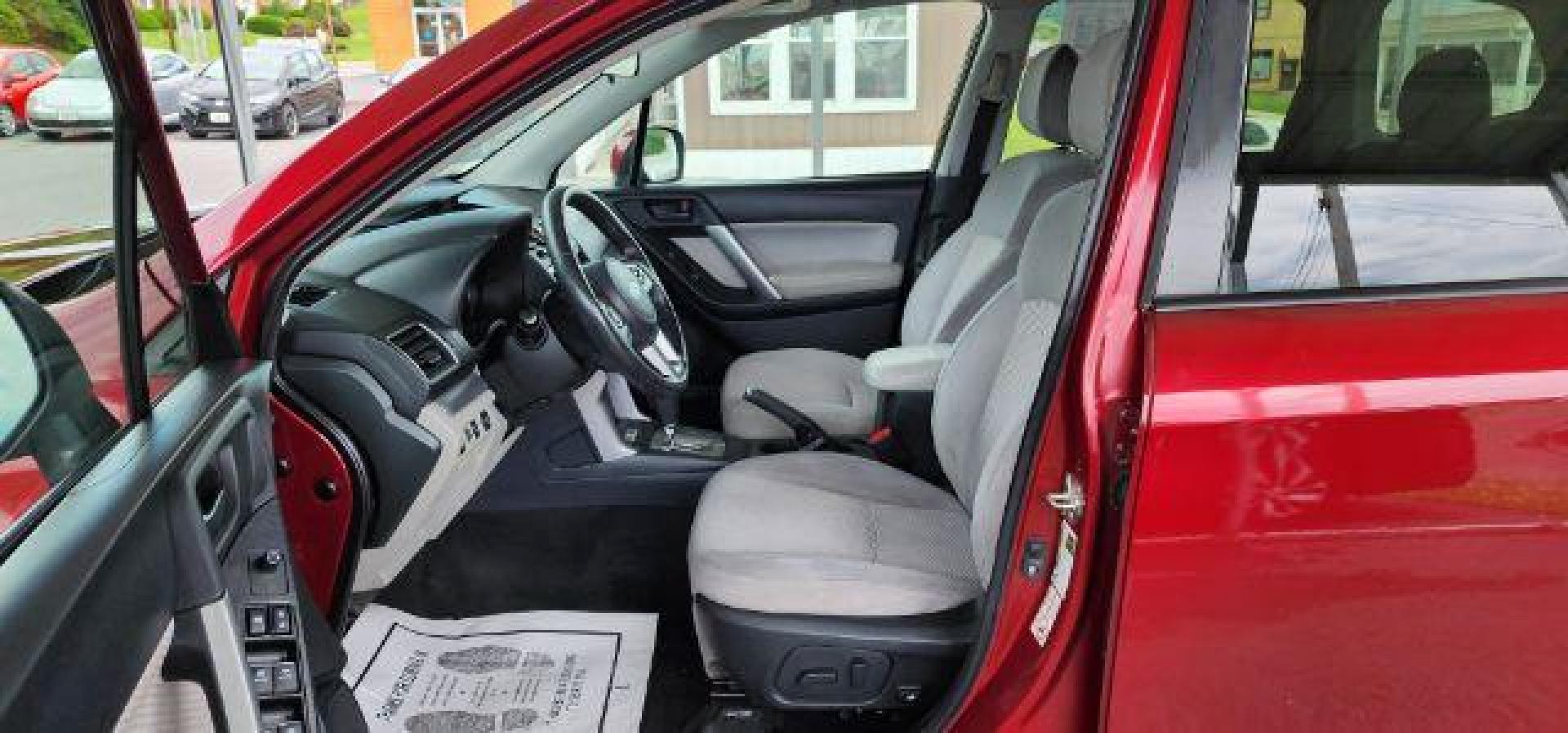 2018 RED /Gray, cloth Subaru Forester 2.5i Premium PZEV CVT (JF2SJAGC8JH) with an 2.5 L4 engine, CVT transmission, located at 353 S. Mineral St., Keyser, WV, 26726, (304) 788-7887, 39.436451, -78.981674 - FOR A BETTER PRICE CALL PAUL AT 301-268-8150 - Photo#4