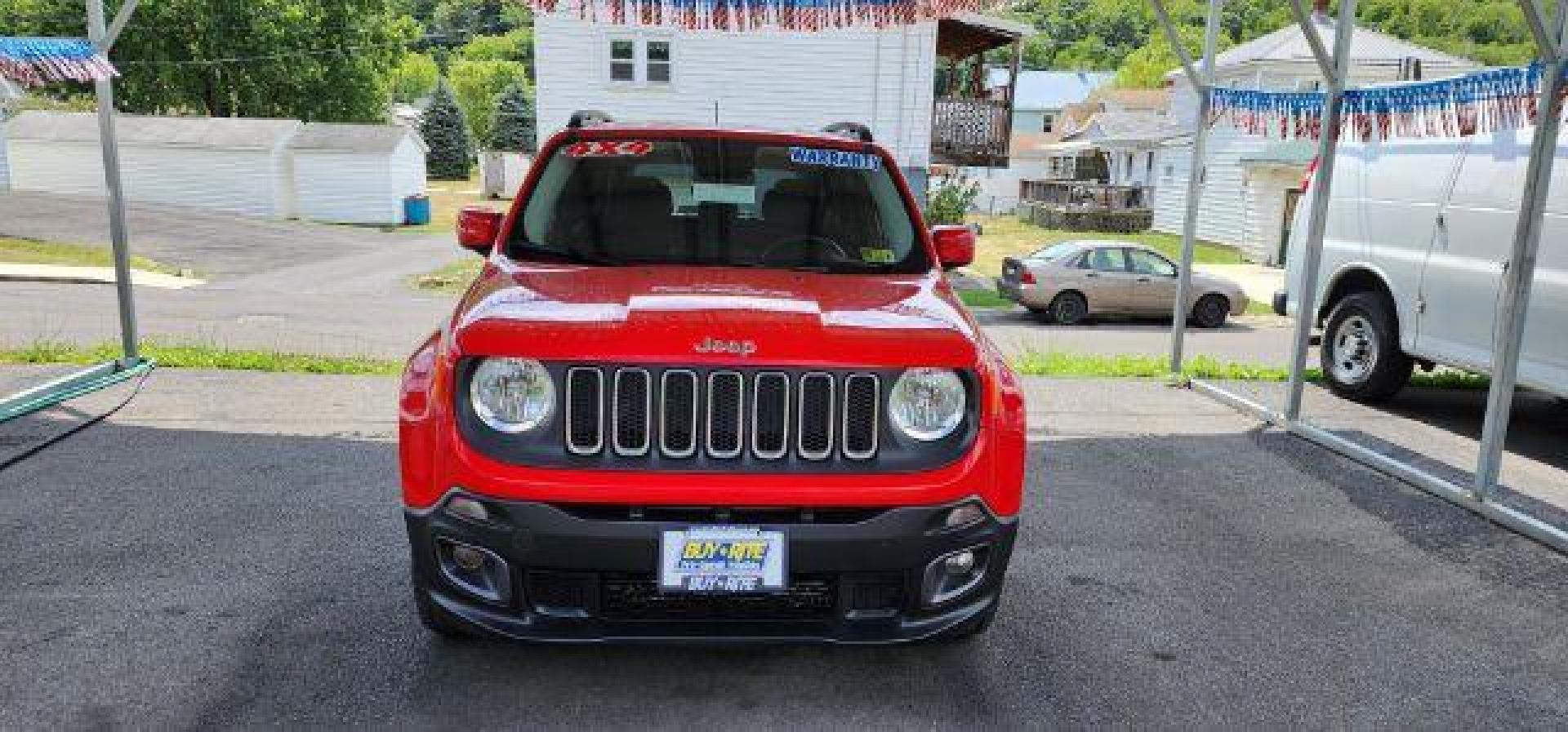 2015 Red /Cloth Jeep Renegade LTTD (ZACCJBBH0FP) with an 1.4L engine, 6 sp transmission, located at 353 S. Mineral St., Keyser, WV, 26726, (304) 788-7887, 39.436451, -78.981674 - FOR A BETTER PRICE CALL PAUL AT 301-268-8150 - Photo#1