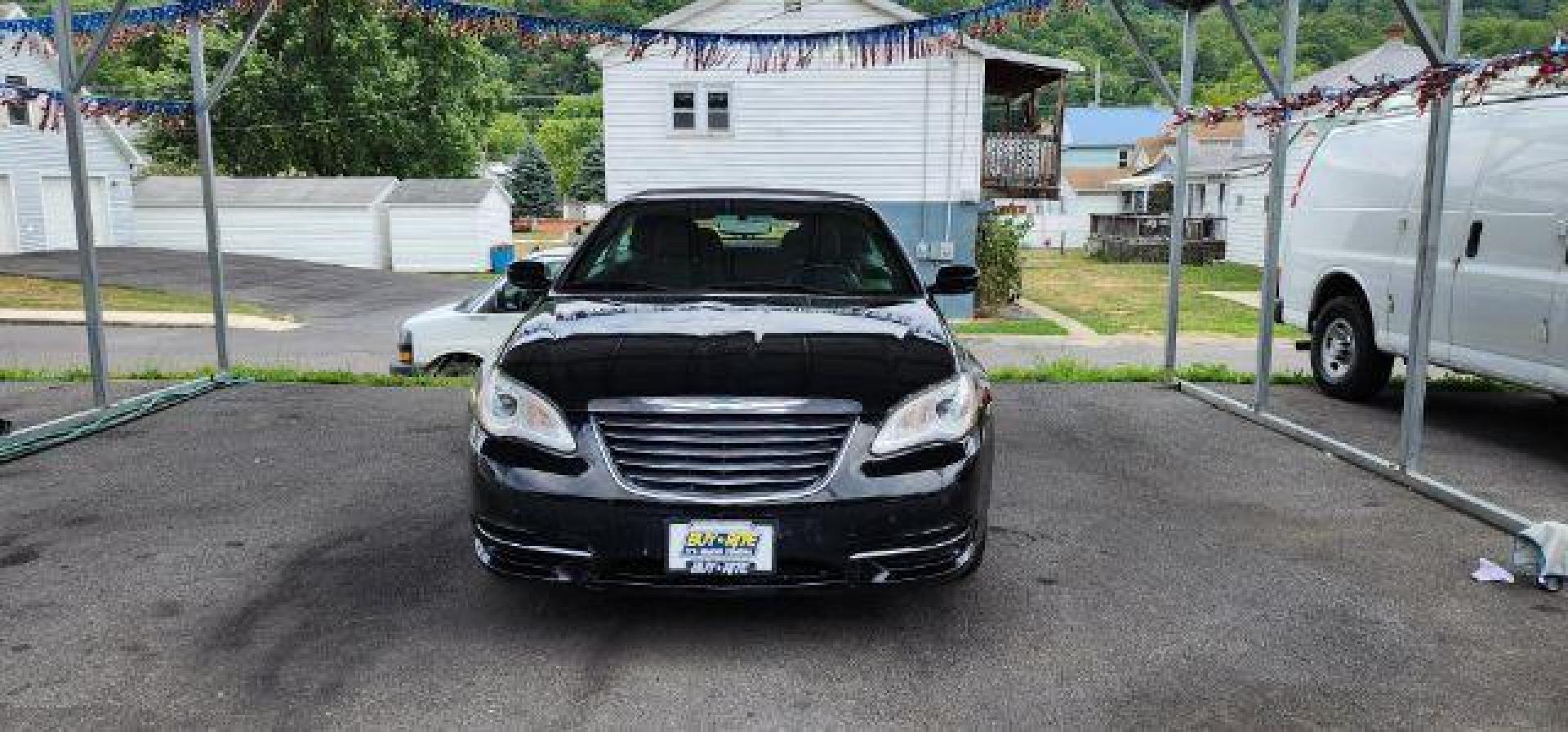 2011 BLACK /Black Cloth Interior Chrysler 200 Touring Convertible (1C3BC2EB0BN) with an 2.4L L4 engine, AT transmission, located at 353 S. Mineral St., Keyser, WV, 26726, (304) 788-7887, 39.436451, -78.981674 - Photo#1