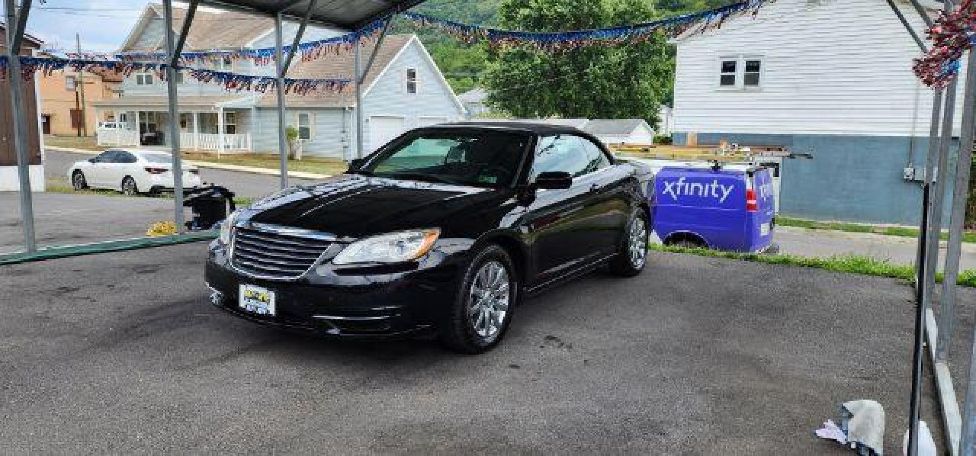 2011 BLACK /Black Cloth Interior Chrysler 200 Touring Convertible (1C3BC2EB0BN) with an 2.4L L4 engine, AT transmission, located at 353 S. Mineral St., Keyser, WV, 26726, (304) 788-7887, 39.436451, -78.981674 - Photo#2