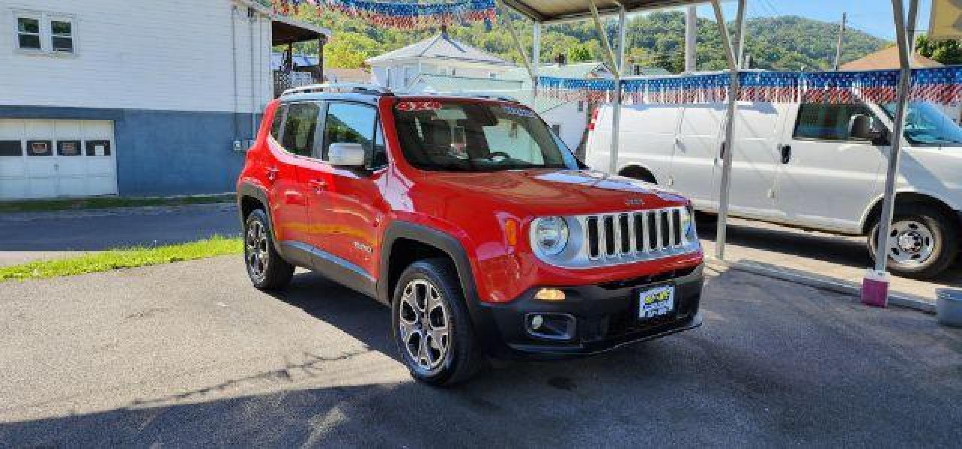 2015 RED /Leather Black Jeep Renegade Limited (ZACCJBDT0FP) with an 2.5 L4 engine, AT transmission, located at 353 S. Mineral St., Keyser, WV, 26726, (304) 788-7887, 39.436451, -78.981674 - FOR A BETTER PRICE CALL PAUL AT 301-268-8150 - Photo#0