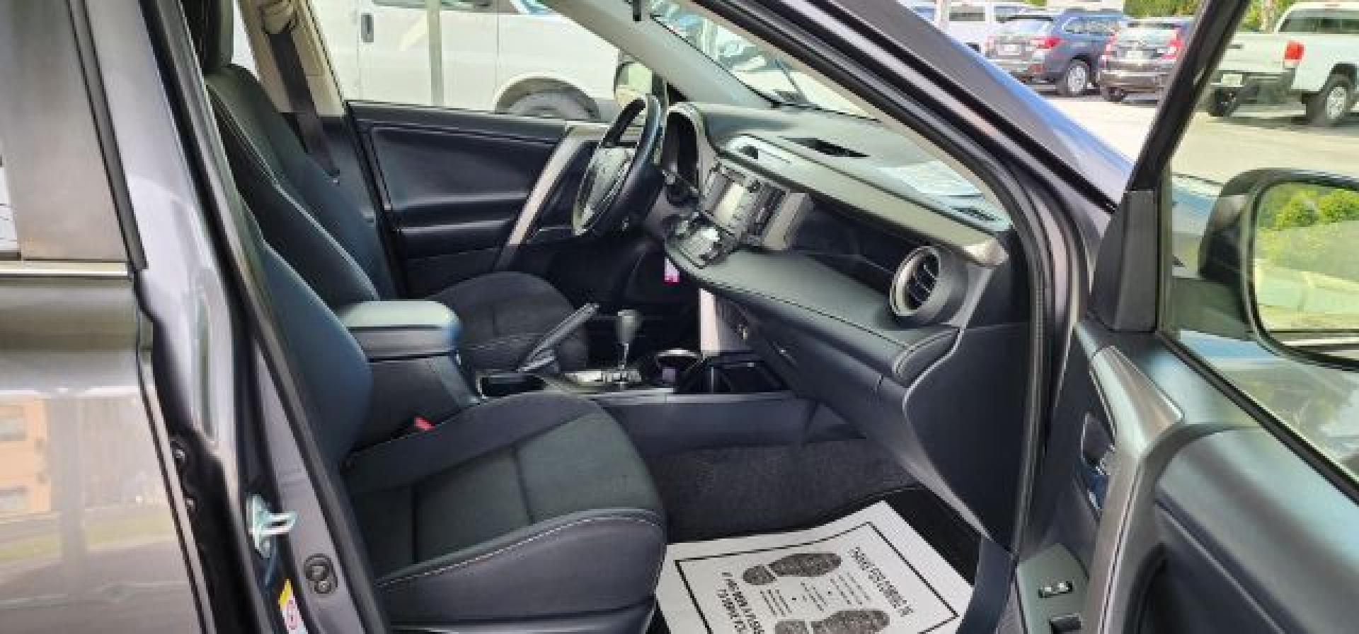 2016 Gray /Black, cloth Toyota RAV4 XLE AWD (JTMRFREV2GJ) with an 2.5L L4 engine, AT transmission, located at 353 S. Mineral St., Keyser, WV, 26726, (304) 788-7887, 39.436451, -78.981674- Photo#14