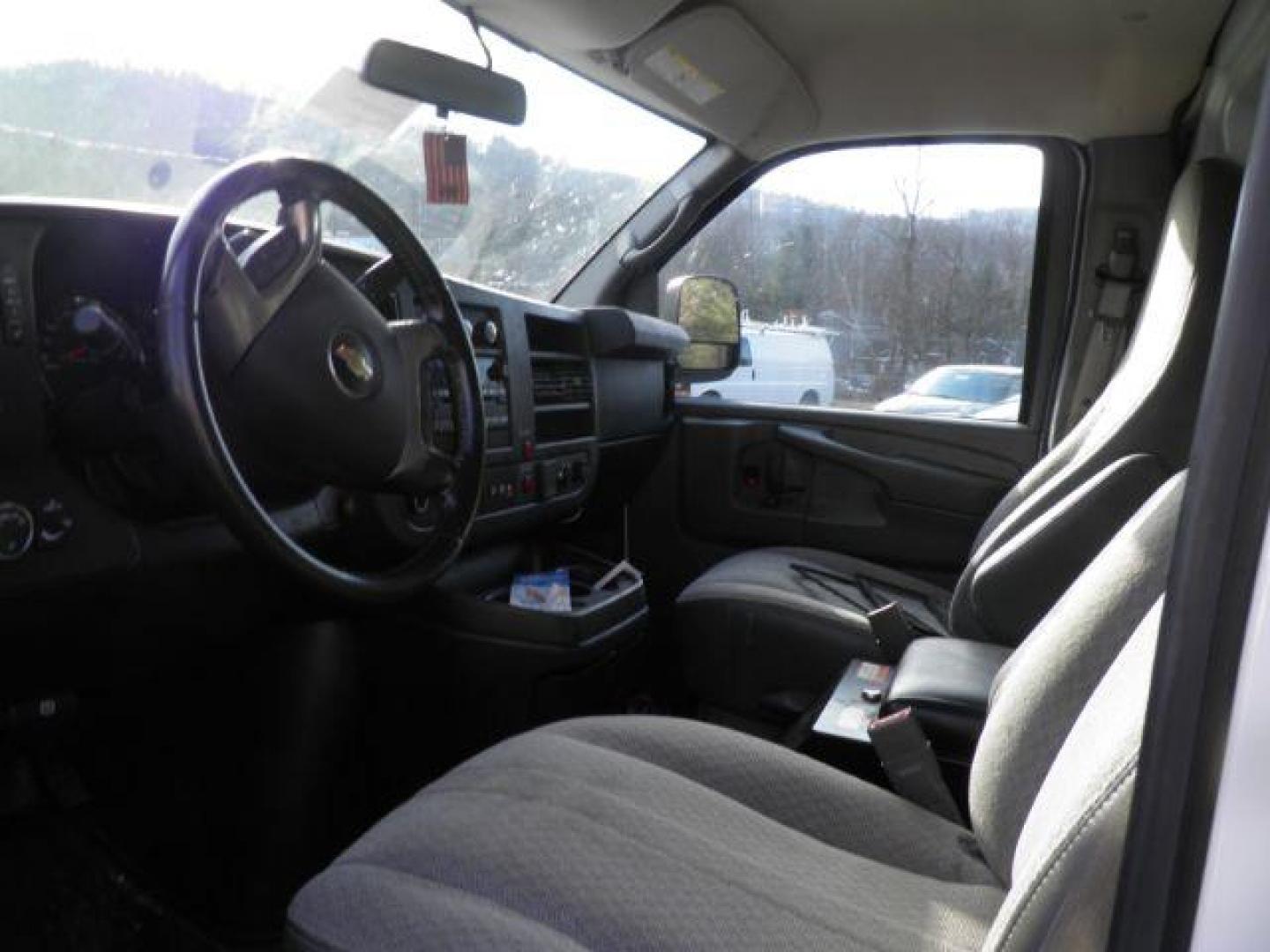 2015 WHITE /White Chevrolet Express CARGO VAN (1GCWGFCF6F1) with an 4.8L V8 FFV engine, AT transmission, located at 353 S. Mineral St., Keyser, WV, 26726, (304) 788-7887, 39.436451, -78.981674 - Photo#1