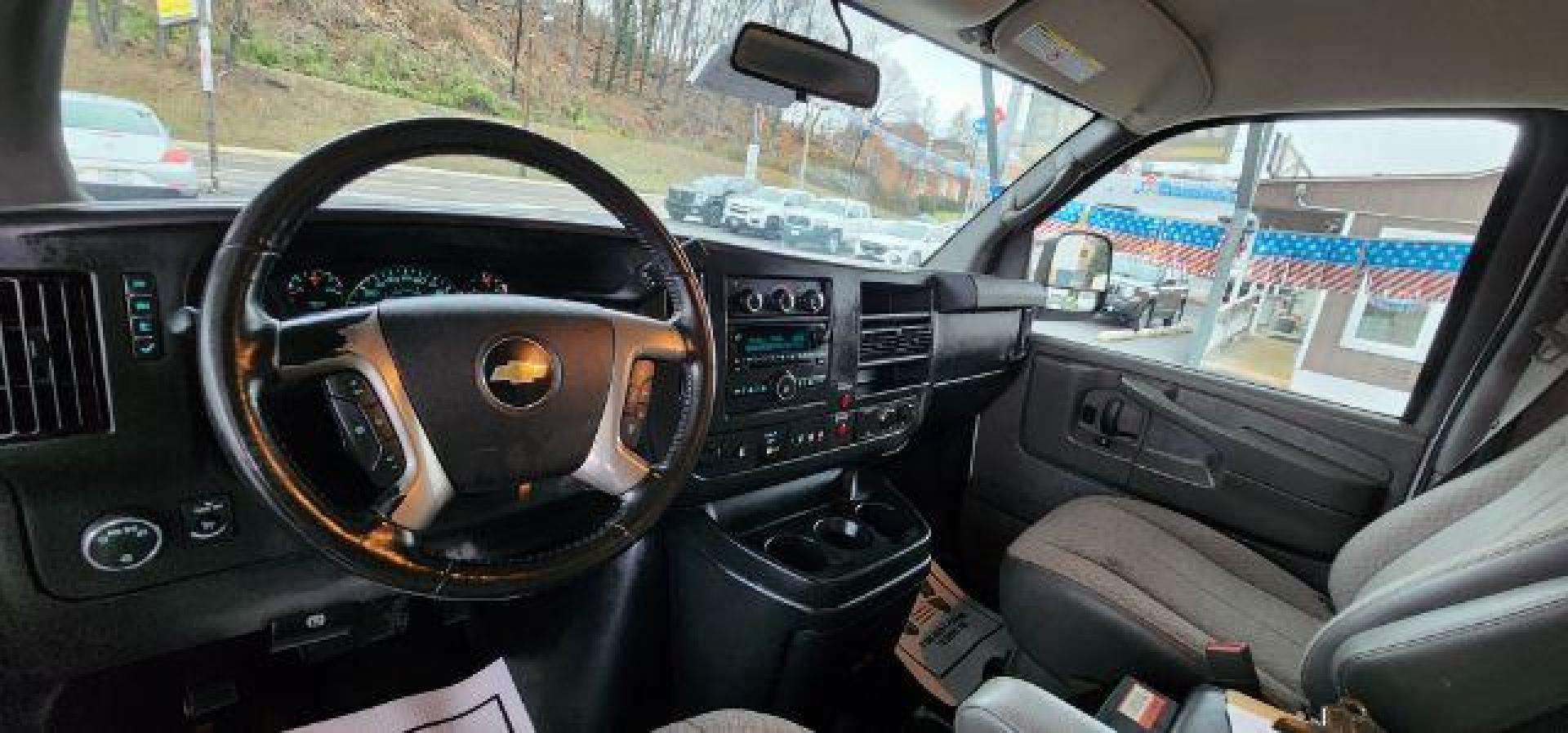 2015 wHITE /Medium Pewter, premium cloth Chevrolet Express 2500 Cargo FFV (1GCWGFCF6F1) with an 4.8L V8 FFV engine, AT transmission, located at 353 S. Mineral St., Keyser, WV, 26726, (304) 788-7887, 39.436451, -78.981674 - Photo#5