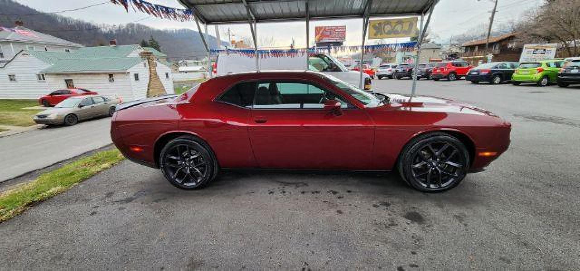 2020 Maroon /Black, cloth Dodge Challenger SXT (2C3CDZAG1LH) with an 3.6L V6 engine, AT transmission, located at 353 S. Mineral St., Keyser, WV, 26726, (304) 788-7887, 39.436451, -78.981674 - FOR A BETTER PRICE CALL PAUL AT 301-268-8150 - Photo#11