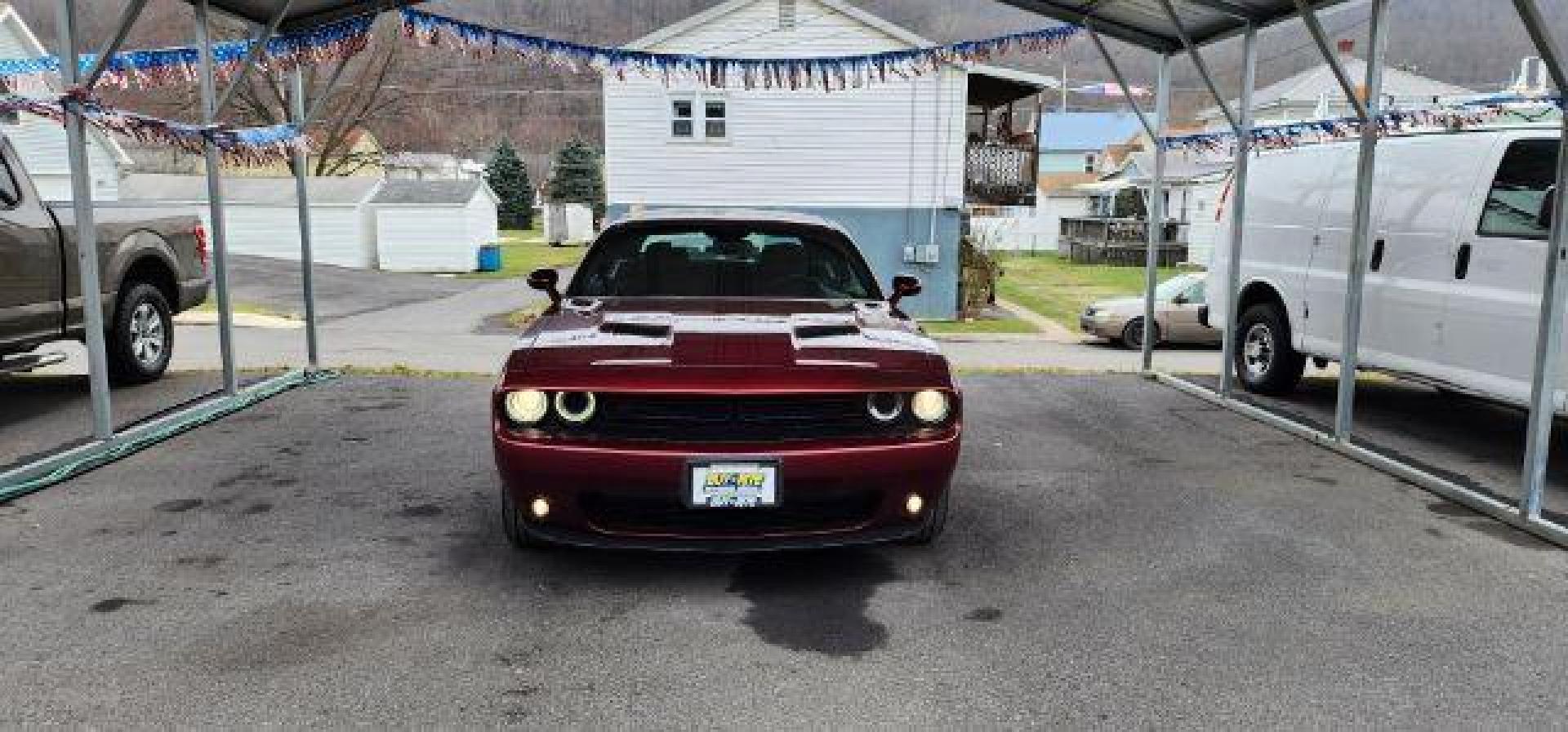 2020 Maroon /Black, cloth Dodge Challenger SXT (2C3CDZAG1LH) with an 3.6L V6 engine, AT transmission, located at 353 S. Mineral St., Keyser, WV, 26726, (304) 788-7887, 39.436451, -78.981674 - FOR A BETTER PRICE CALL PAUL AT 301-268-8150 - Photo#1