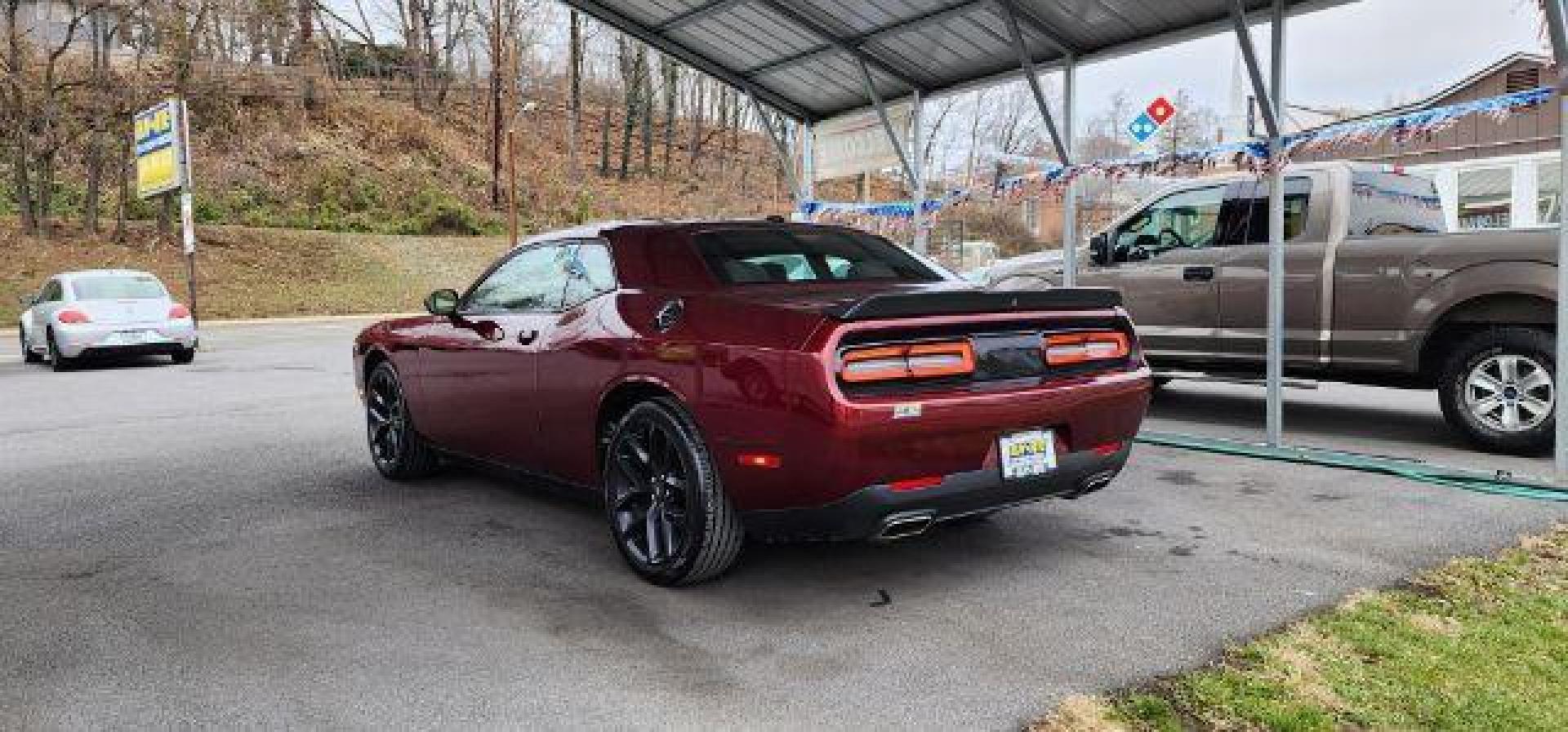 2020 Maroon /Black, cloth Dodge Challenger SXT (2C3CDZAG1LH) with an 3.6L V6 engine, AT transmission, located at 353 S. Mineral St., Keyser, WV, 26726, (304) 788-7887, 39.436451, -78.981674 - FOR A BETTER PRICE CALL PAUL AT 301-268-8150 - Photo#7