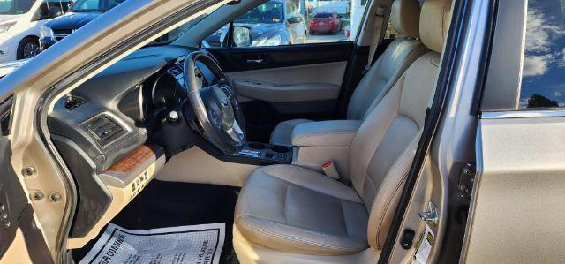 2017 Tan /Warm Ivory Leather, leather Subaru Outback 2.5i Limited (4S4BSAKC7H3) with an 2.5 L4 engine, AT transmission, located at 353 S. Mineral St., Keyser, WV, 26726, (304) 788-7887, 39.436451, -78.981674 - Photo#4