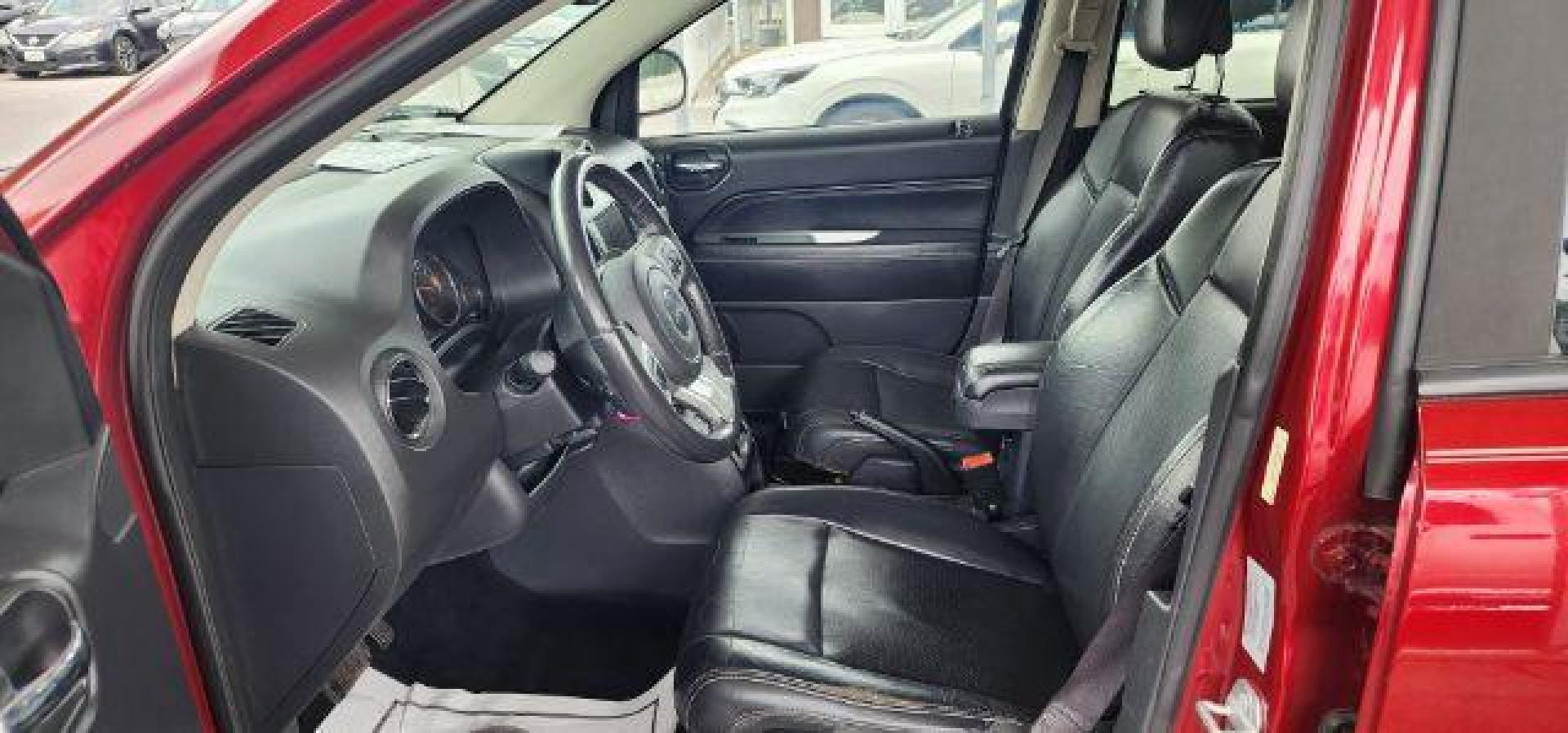 2016 MAROON /Leather Jeep Compass Latitude 4WD (1C4NJDEB9GD) with an 2.4l L4 engine, AT transmission, located at 353 S. Mineral St., Keyser, WV, 26726, (304) 788-7887, 39.436451, -78.981674 - Photo#4