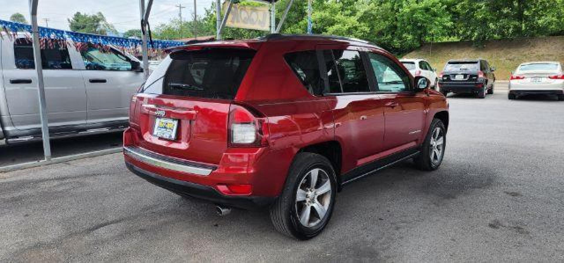 2016 MAROON /Leather Jeep Compass Latitude 4WD (1C4NJDEB9GD) with an 2.4l L4 engine, AT transmission, located at 353 S. Mineral St., Keyser, WV, 26726, (304) 788-7887, 39.436451, -78.981674 - Photo#11