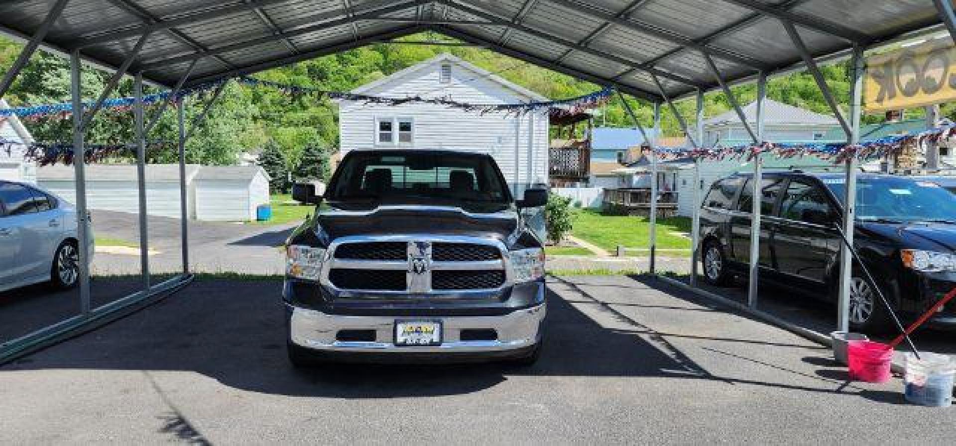 2017 BLACK /Black/Diesel Gray, cloth RAM 1500 SLT Crew Cab LWB 4WD (1C6RR7TT5HS) with an 5.7 V8 engine, AT transmission, located at 353 S. Mineral St., Keyser, WV, 26726, (304) 788-7887, 39.436451, -78.981674 - FOR A BETTER PRICE CALL PAUL AT 301-268-8150 - Photo#1