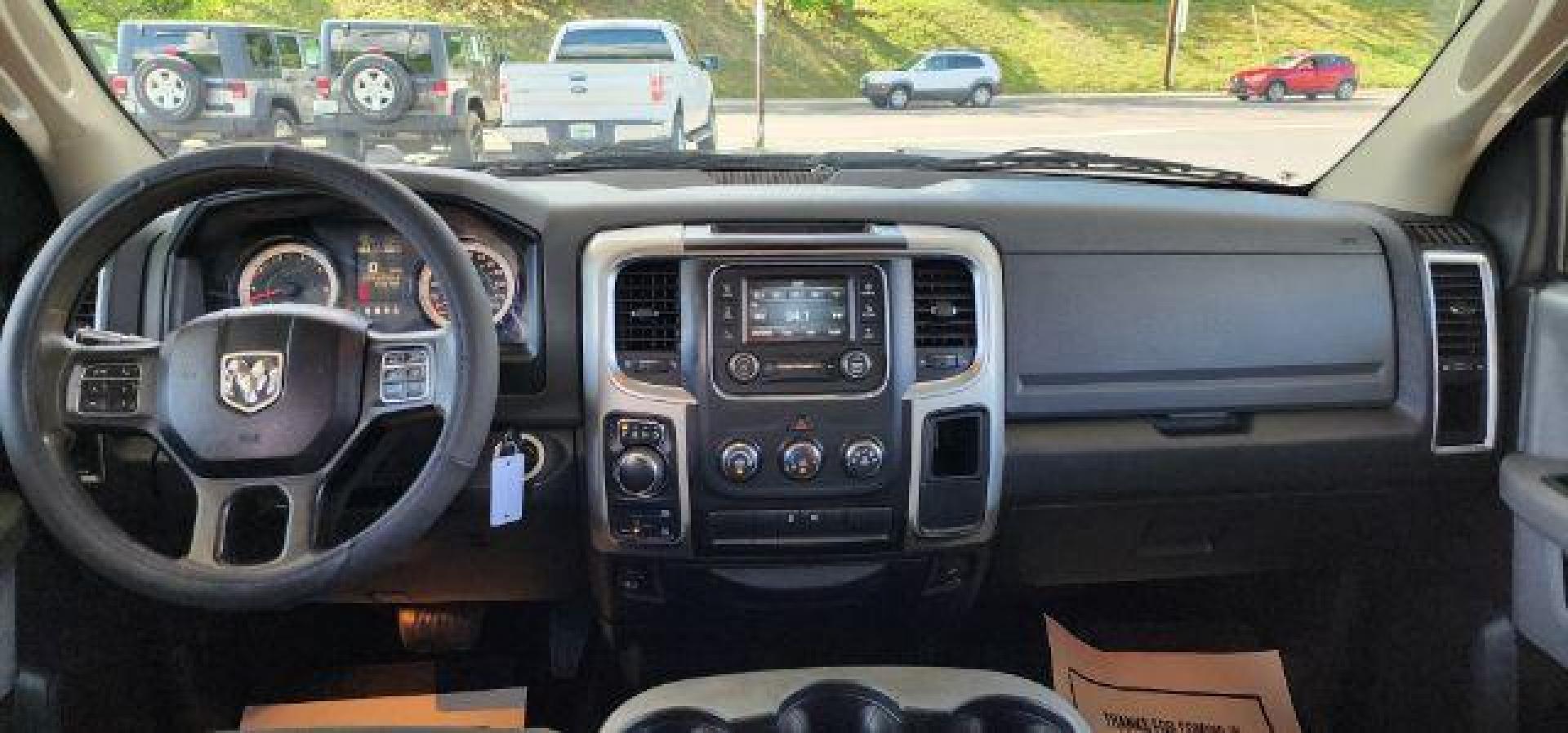 2017 BLACK /Black/Diesel Gray, cloth RAM 1500 SLT Crew Cab LWB 4WD (1C6RR7TT5HS) with an 5.7 V8 engine, AT transmission, located at 353 S. Mineral St., Keyser, WV, 26726, (304) 788-7887, 39.436451, -78.981674 - FOR A BETTER PRICE CALL PAUL AT 301-268-8150 - Photo#7